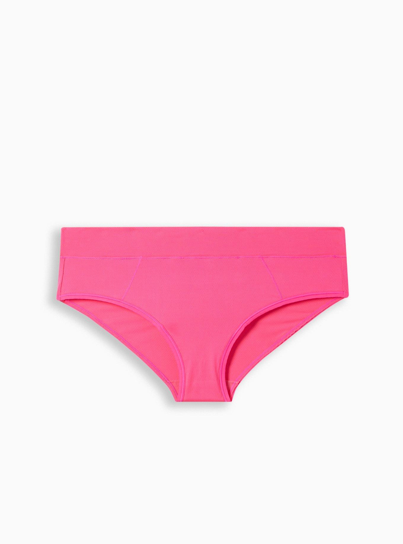 DRESS SEXY Free Size-Rose Pink Hipster Panty for Women || Underwear Brief  Panties || High Coverage Hipster Inner Wear || Solid Antibacterial Cotton