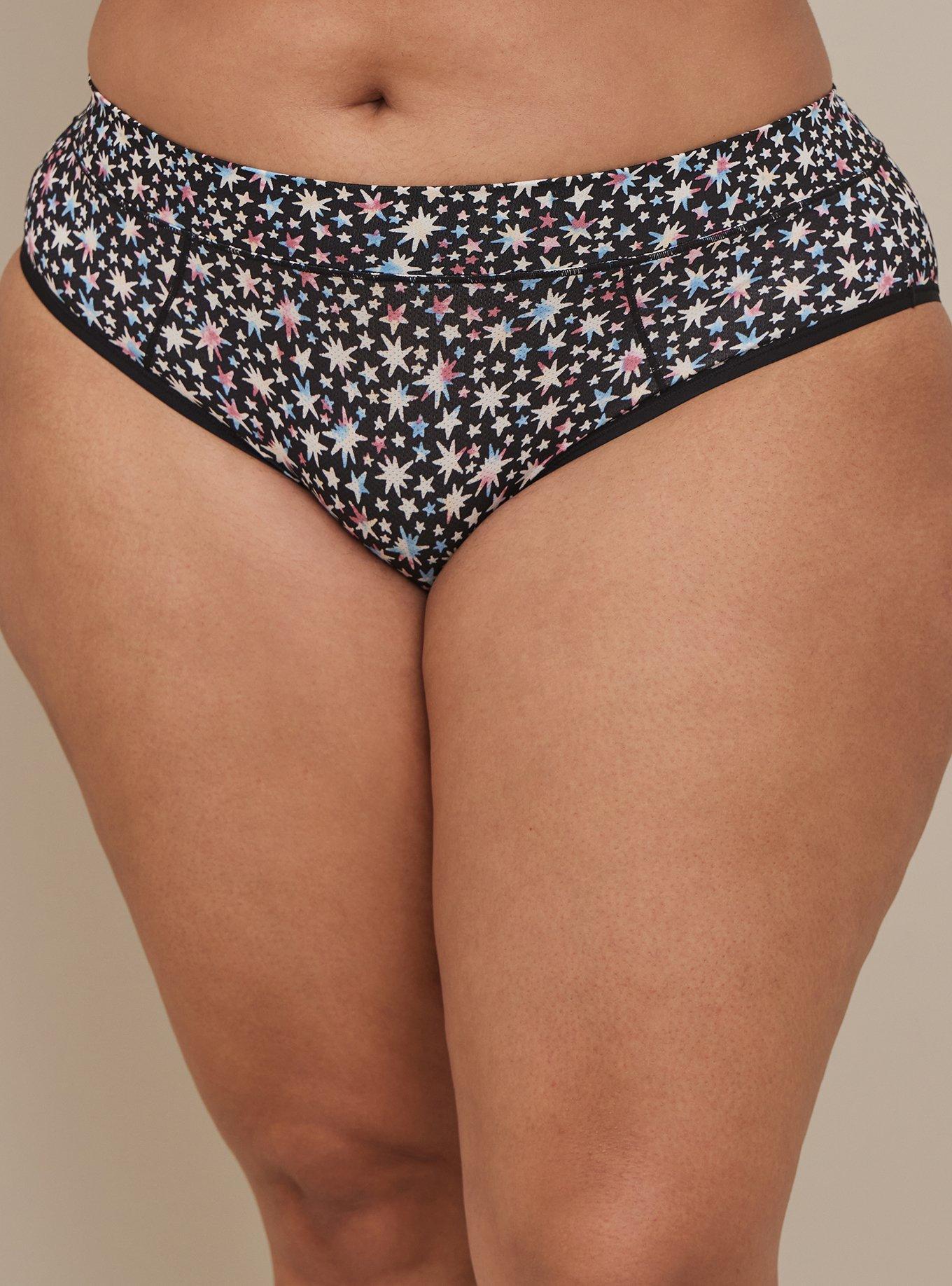 Plus Size - Active Microfiber Mid-Rise Hipster Logo Panty - Torrid