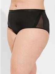 Second Skin Mid-Rise Cheeky Panty, RICH BLACK, alternate