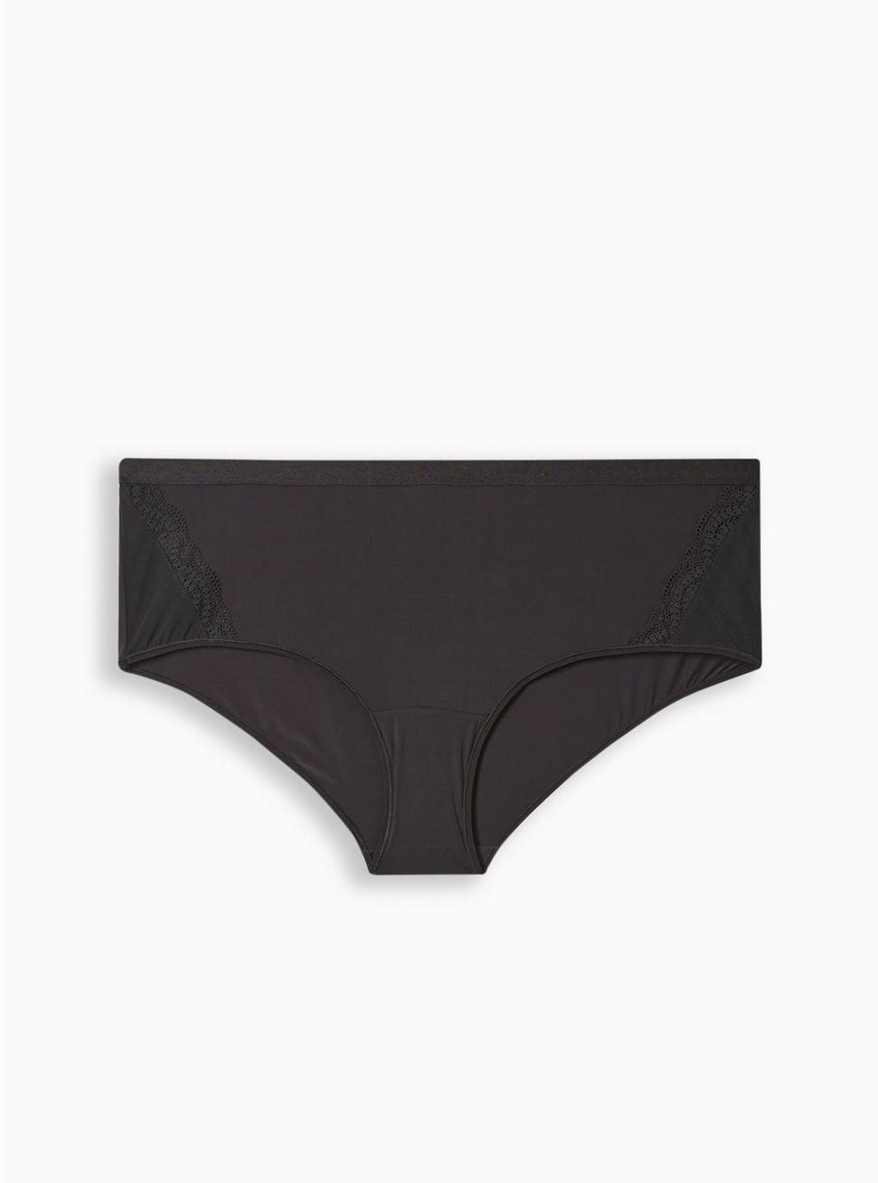 Second Skin Mid-Rise Cheeky Panty, RICH BLACK, hi-res