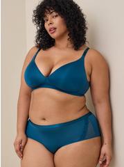 Plus Size Second Skin Mid-Rise Cheeky Panty, LEGION BLUE, hi-res