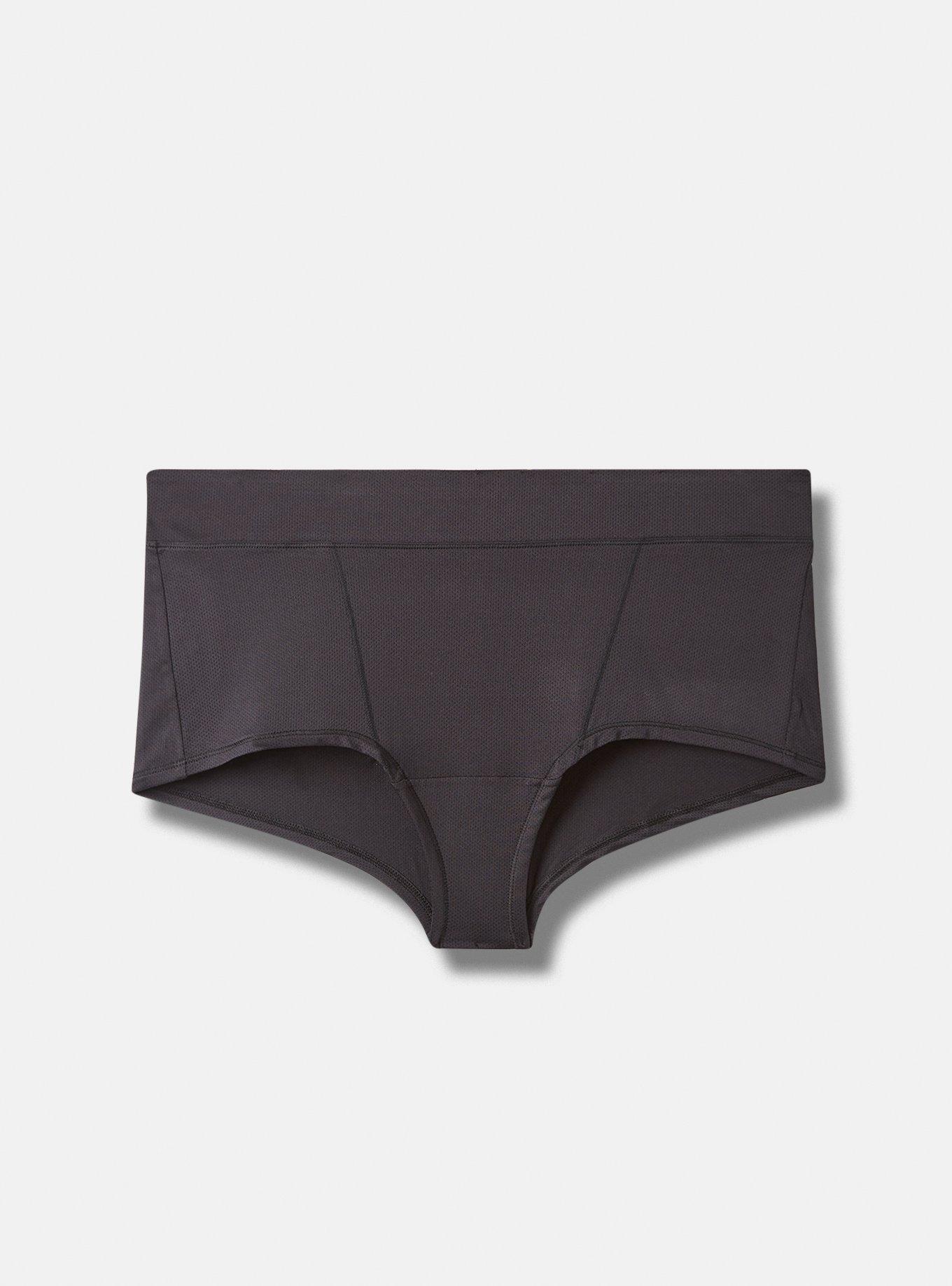 Active Microfiber Mid-Rise Boyshort Panty