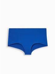 Active Microfiber Mid-Rise Boyshort Panty, SURF THE WEB BLUE, hi-res