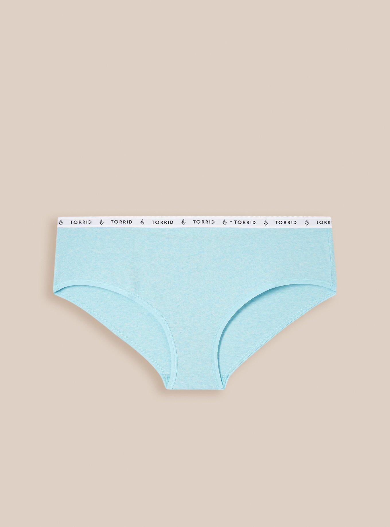 Teal Heather Cheeky Panties