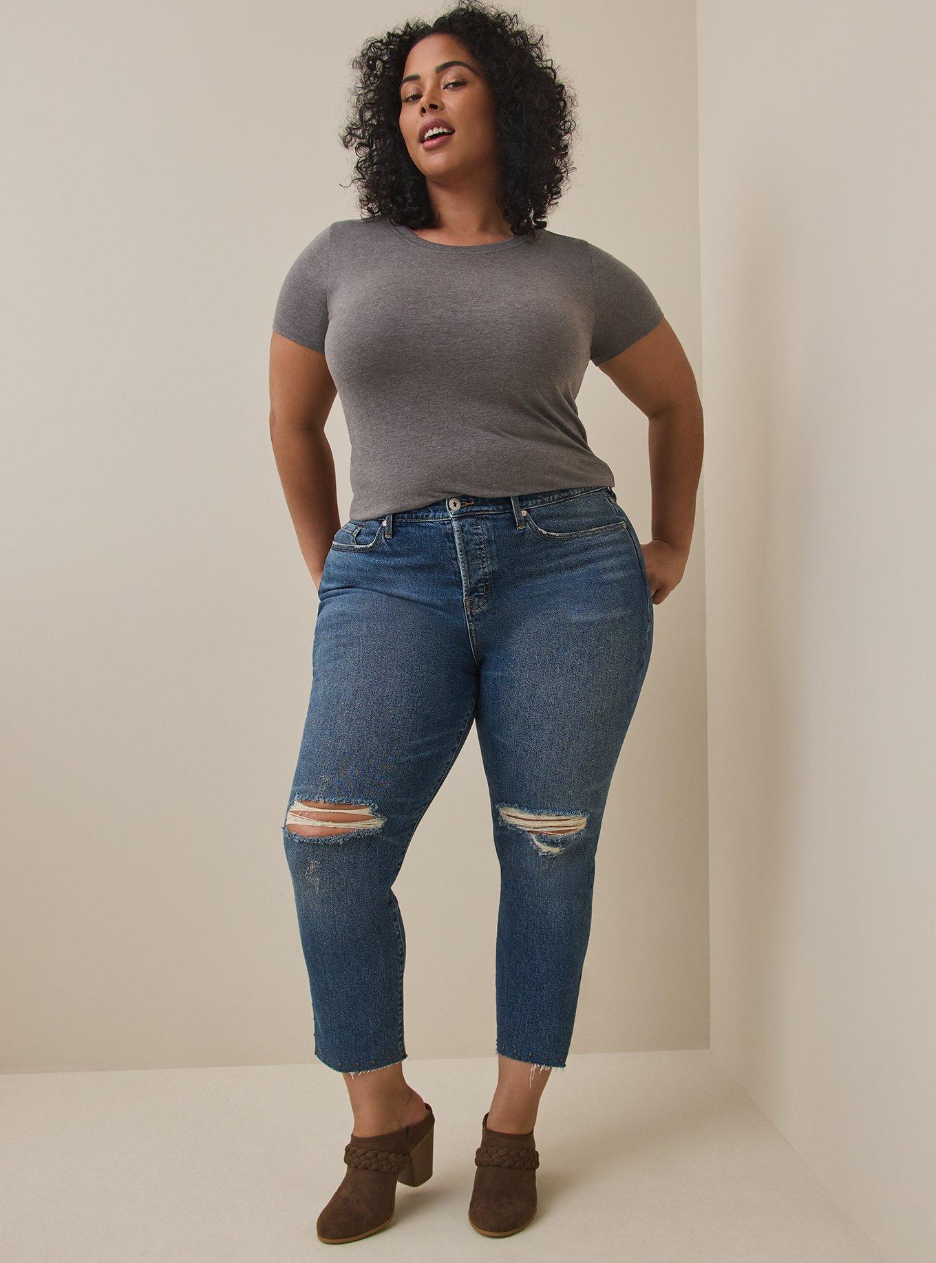 Torrid high rise store jeans