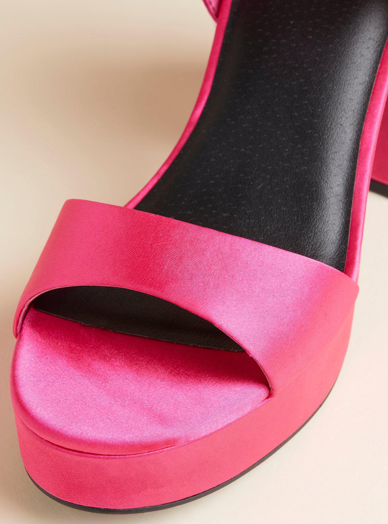 Strappy Platform Heel (WW), FUSCHIA PINK, alternate