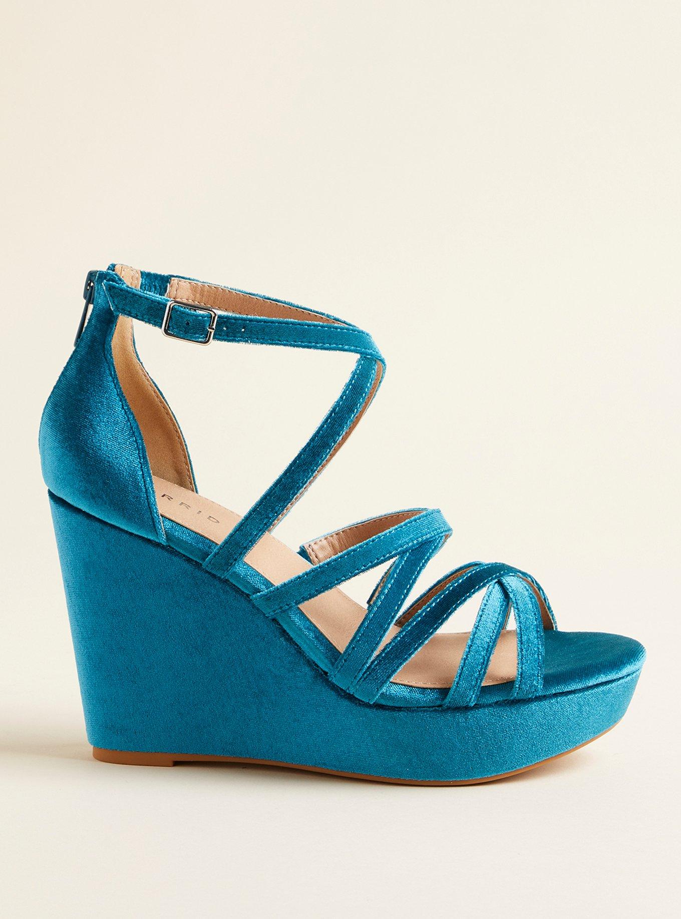 strappy platform wedges