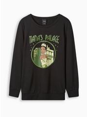 Disney The Princess And The Frog Tiana's Palace Cozy Fleece Sweatshirt, DEEP BLACK, hi-res