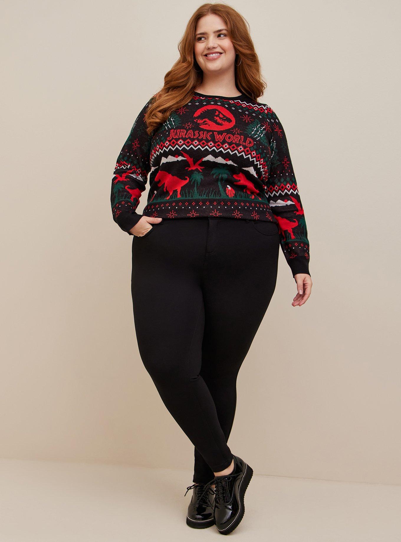 Plus Size Jurassic Park Pullover Fair Isle Sweater Torrid