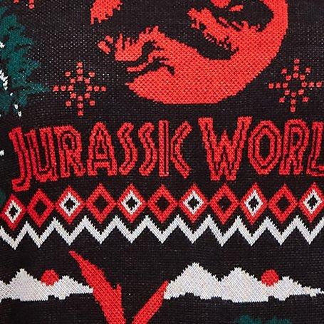 Jurassic Park Pullover Fair Isle Sweater, MULTI, swatch