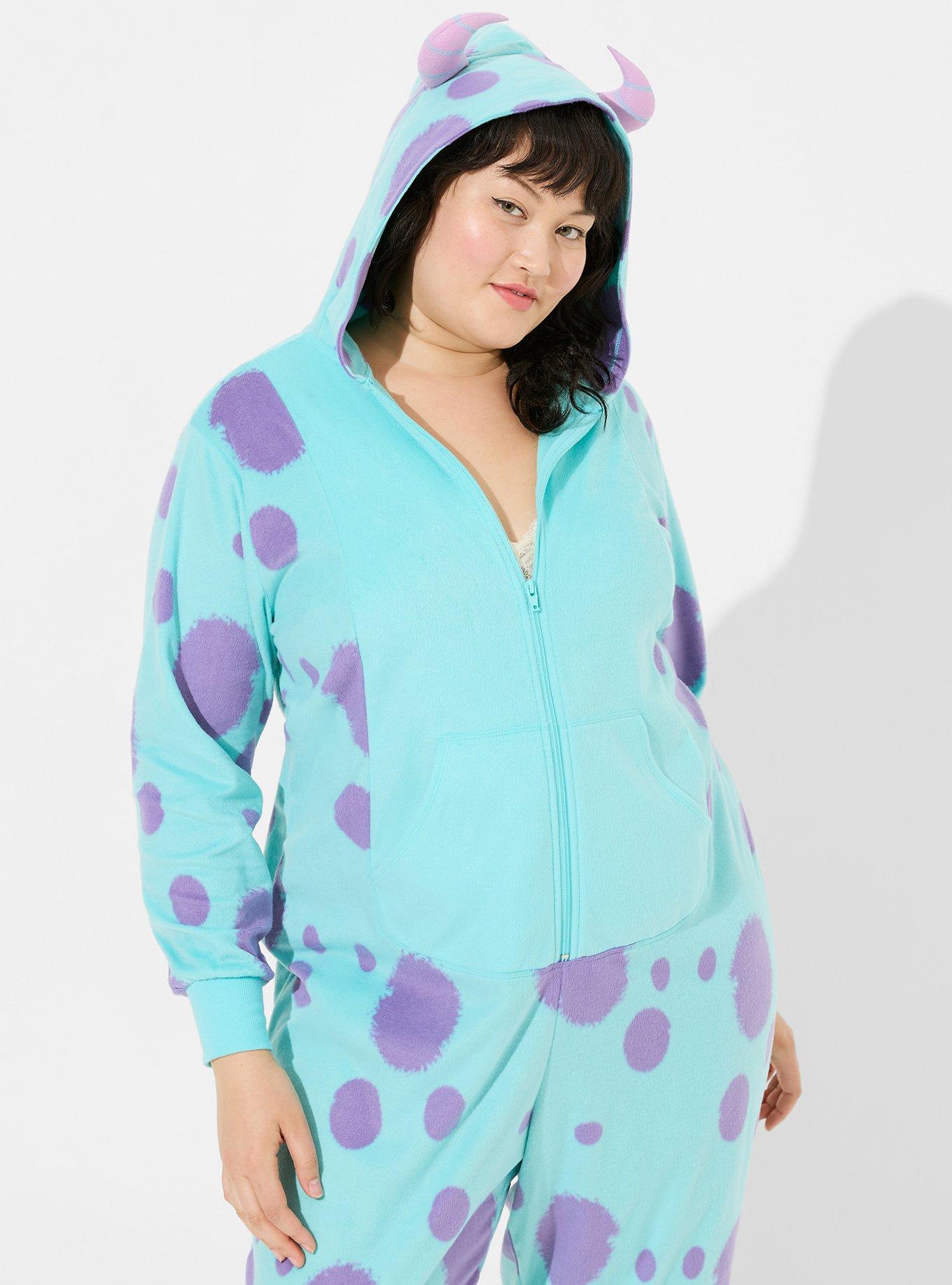 Women's Disney's Stitch Hooded One-Piece Costume Pajamas