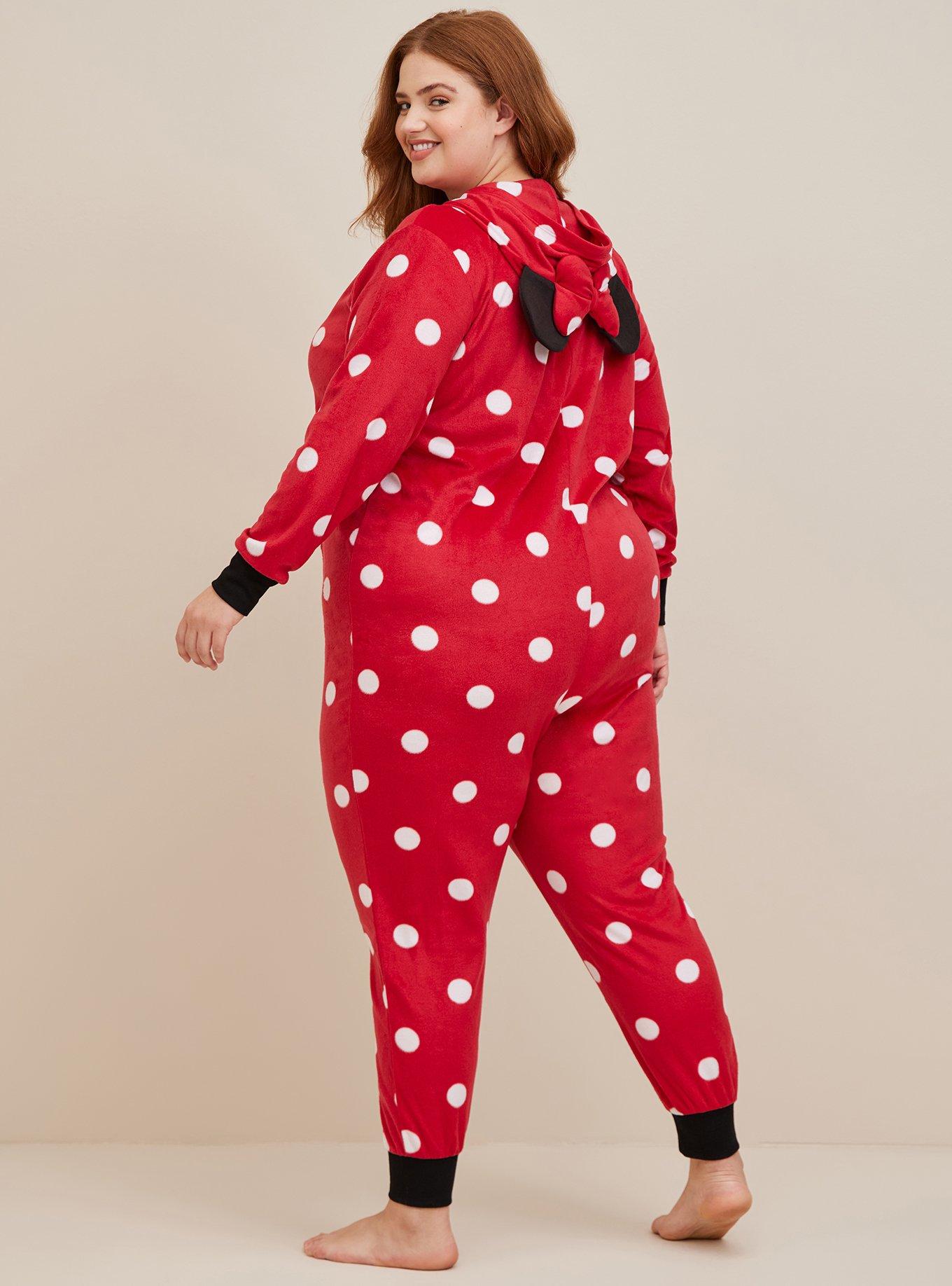 Disney Minnie Mouse Fleece Onesie, MULTI, alternate