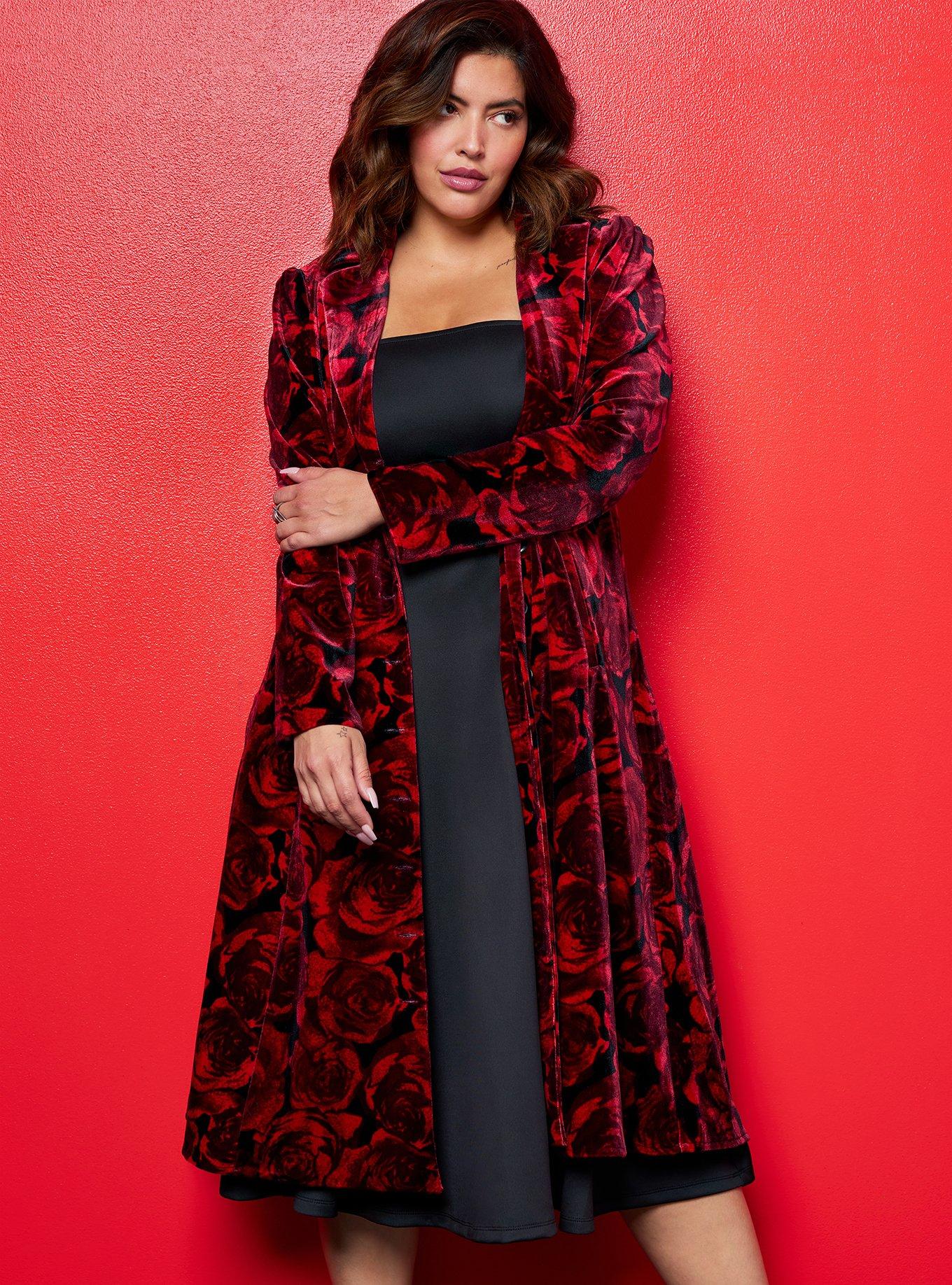 Betsey johnson shop plus size coats