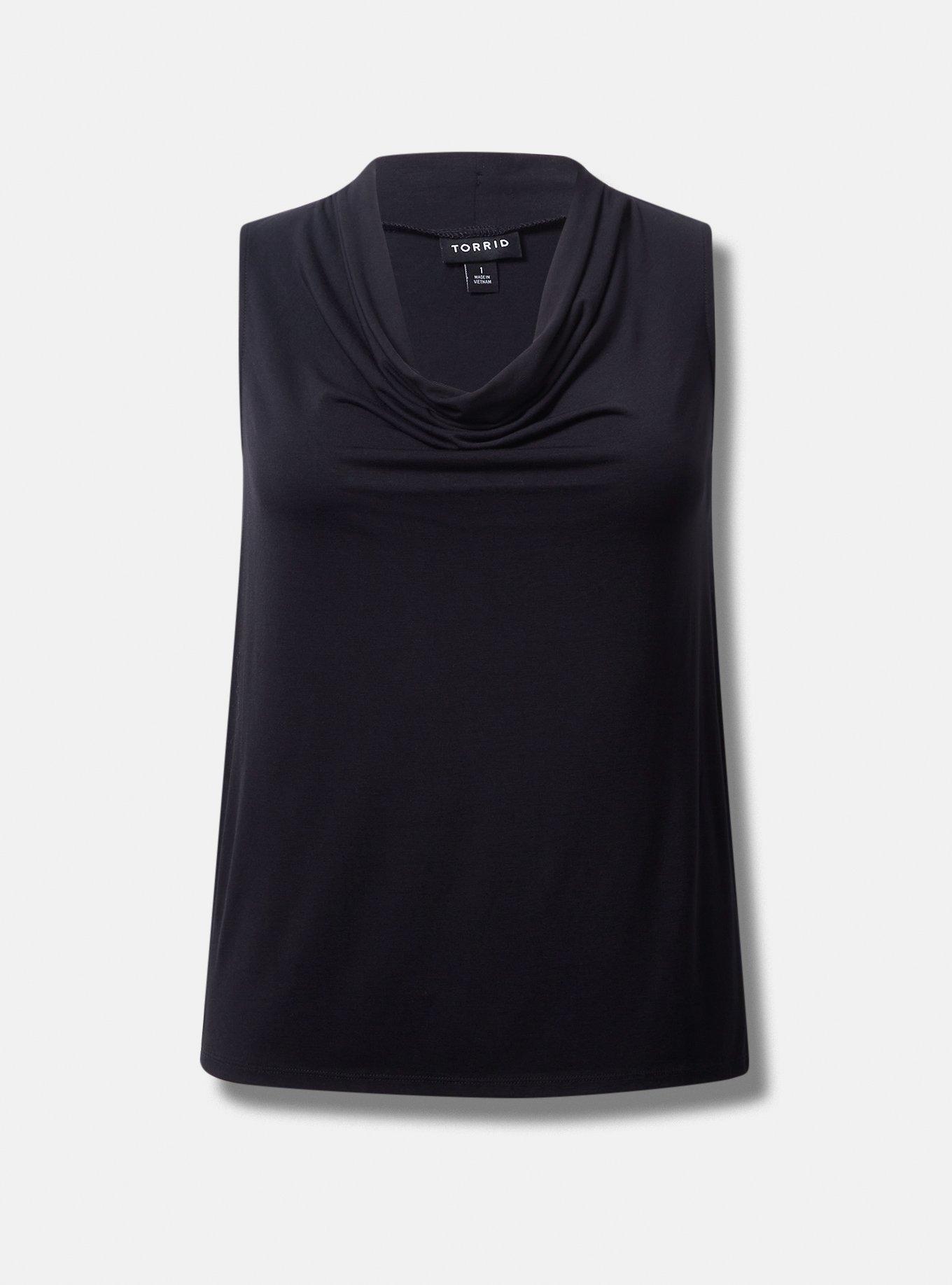 Studio Tissue Jersey Drape Neck Tank