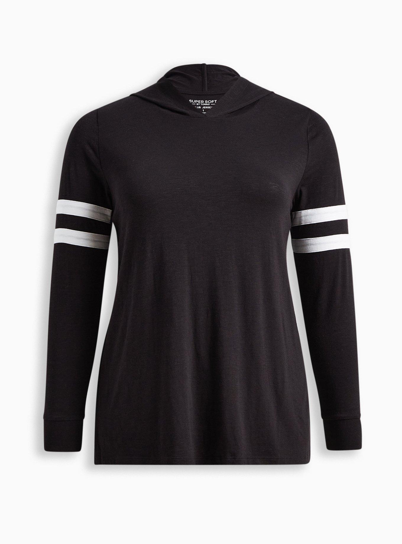 Vintage Super Soft Slub Hoodie, DEEP BLACK, hi-res