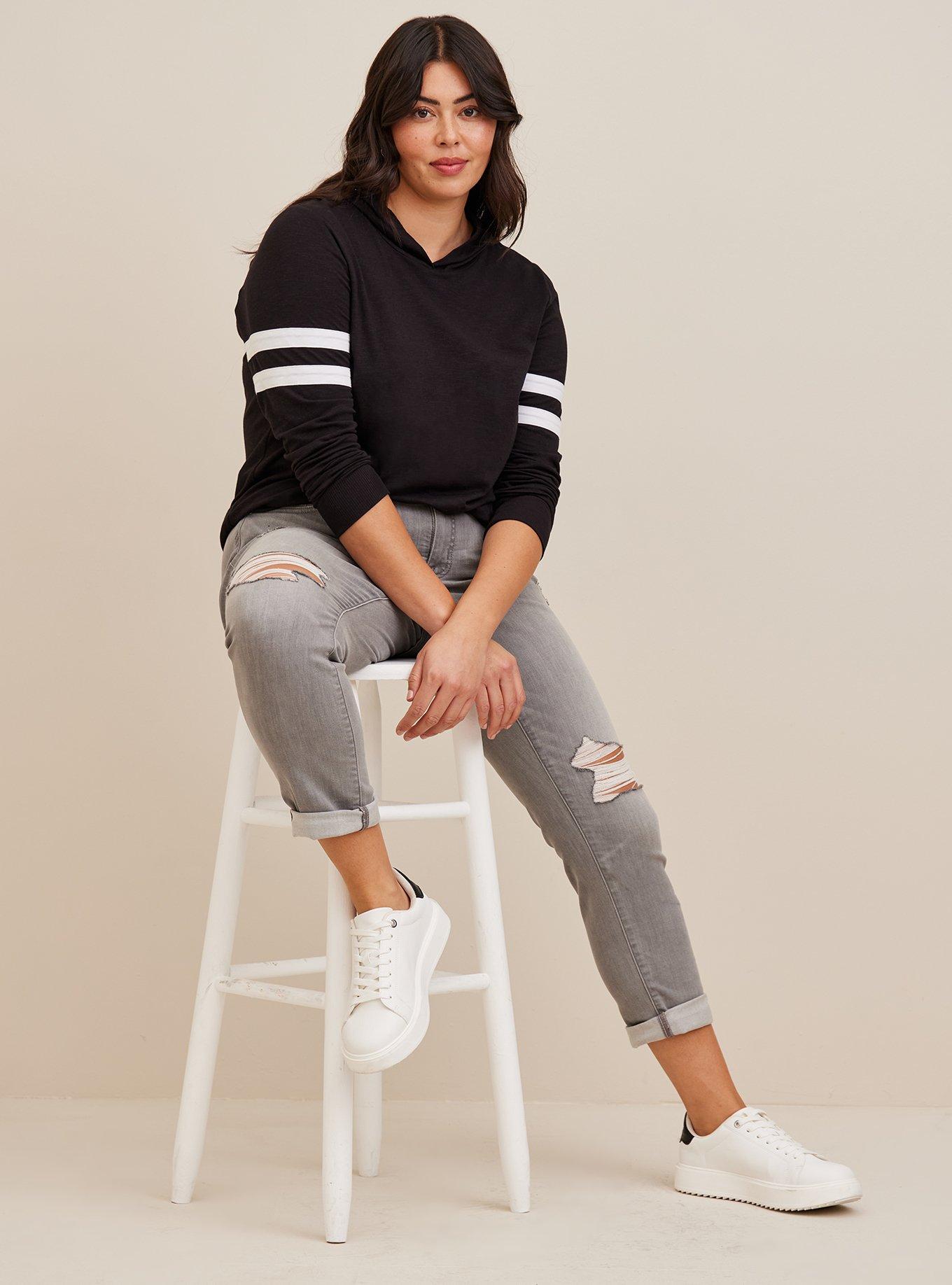 Vintage Super Soft Slub Hoodie, DEEP BLACK, hi-res