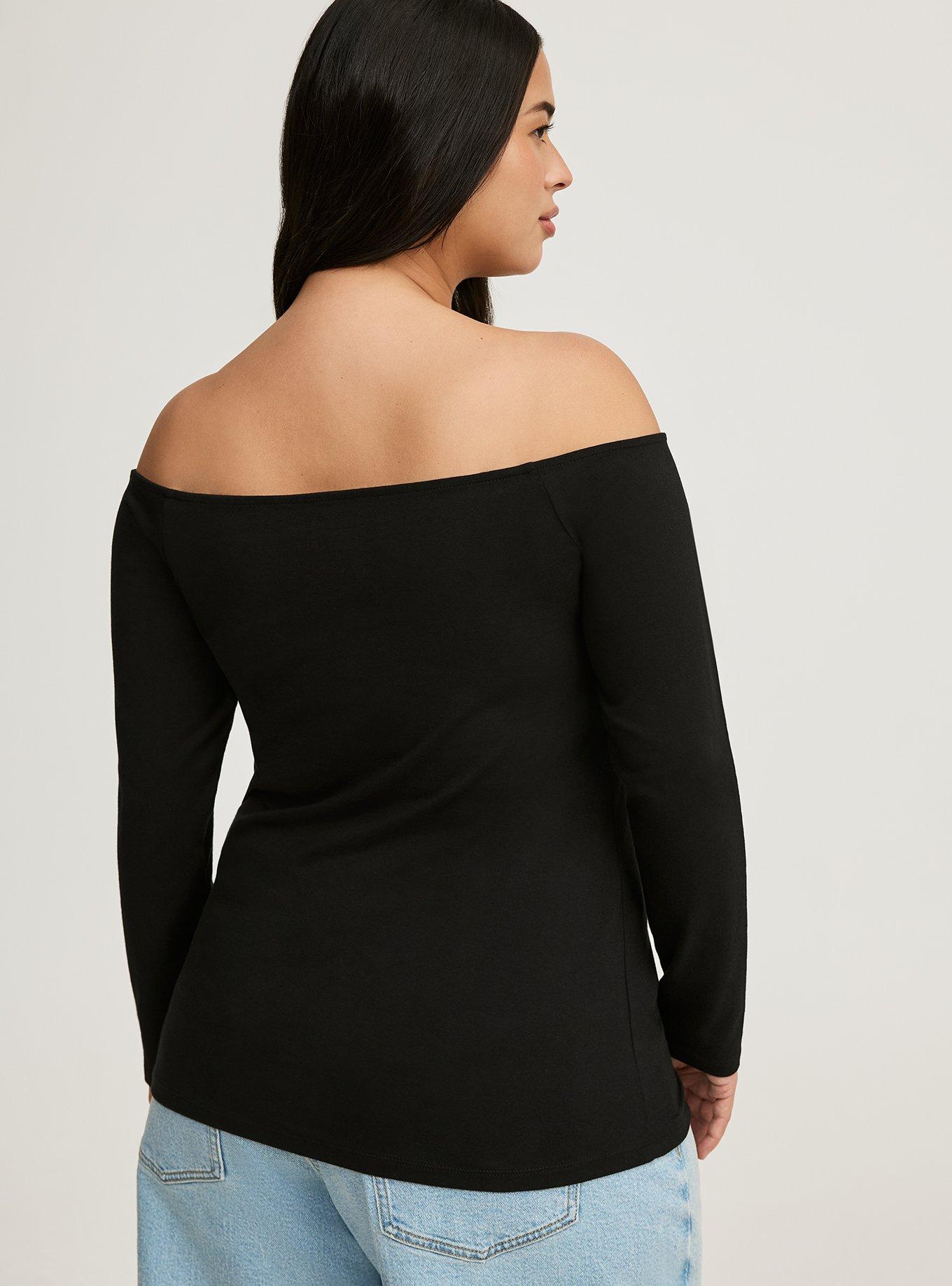 Foxy U-Bar Off-Shoulder Top