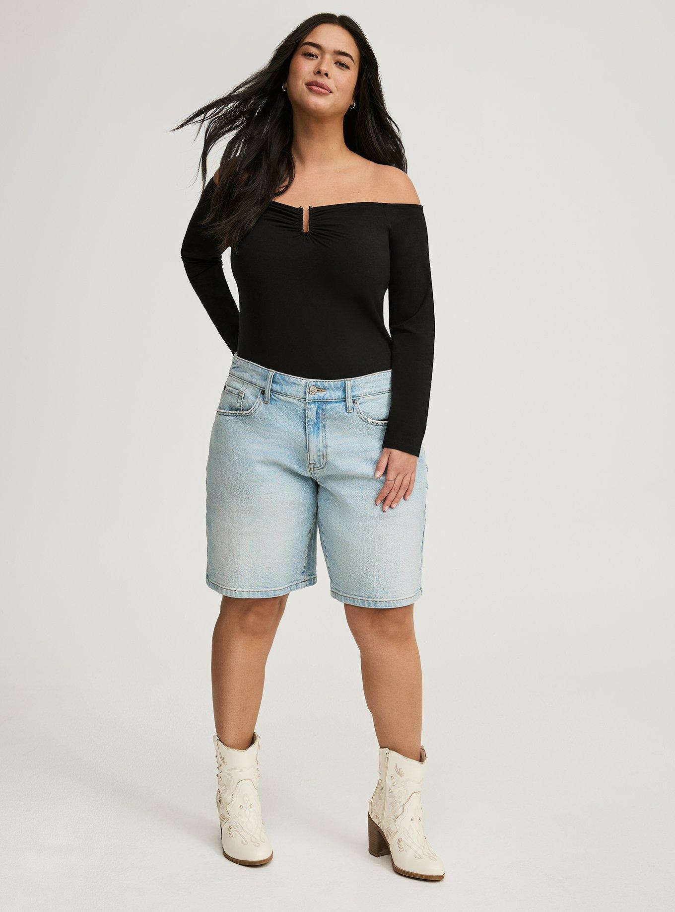 Foxy U-Bar Off-Shoulder Top