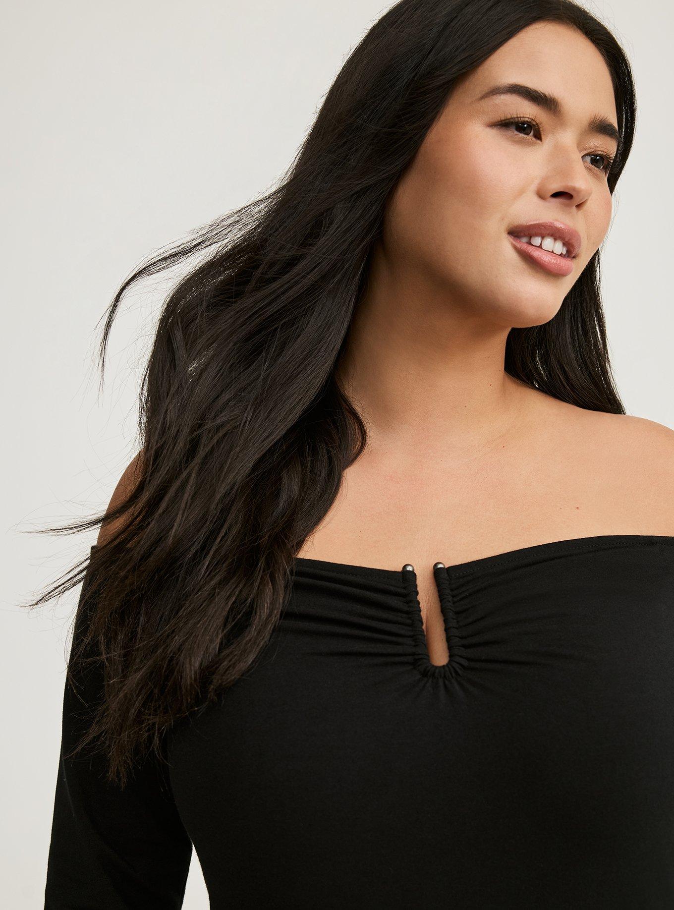 Foxy U-Bar Off-Shoulder Top