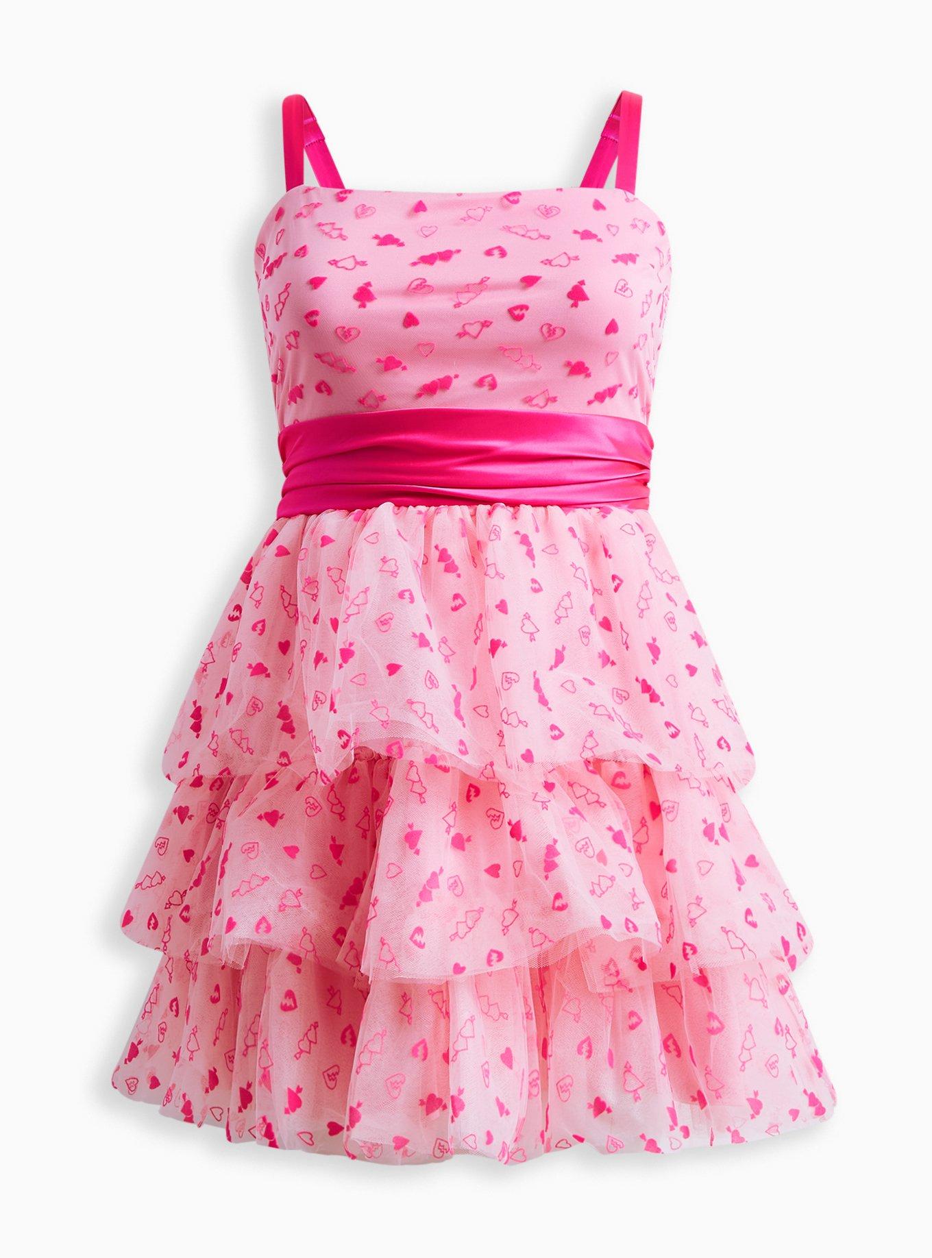 Plus Size Betsey Johnson Tiered Oversized Bow Mini Dress Torrid