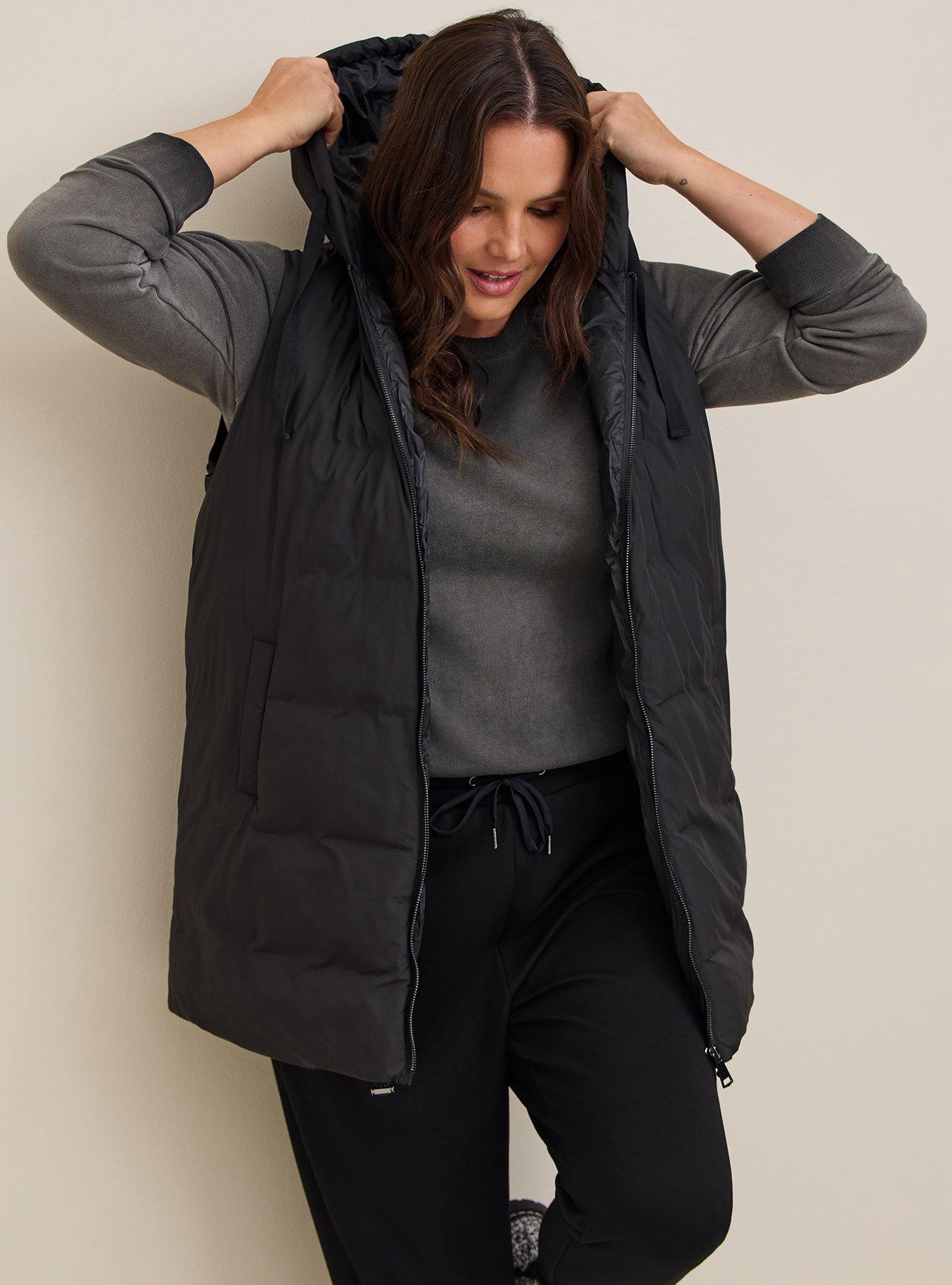 Plus Size Nylon Puffer Vest Torrid