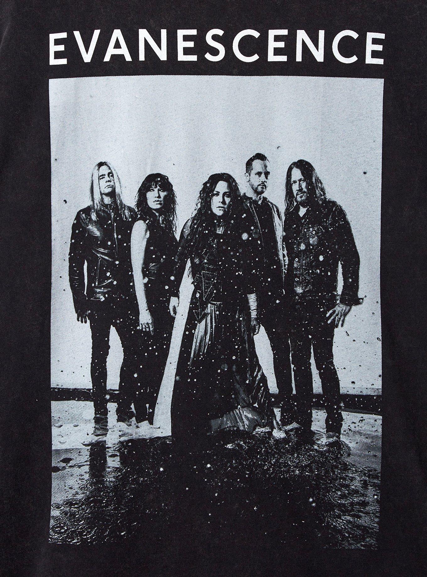 Evanescence Classic Fit Cotton Crew Neck Top., MINERAL BLACK, alternate