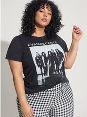 Evanescence Classic Fit Cotton Crew Neck Top., MINERAL BLACK, hi-res