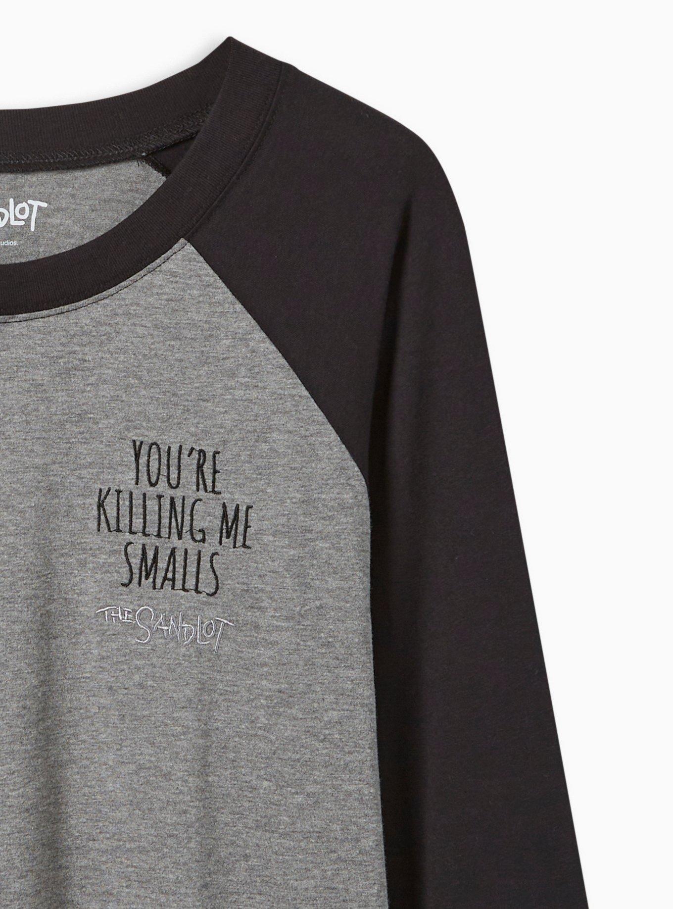 The Sandlot Classic Fit Cotton Raglan Long Sleeve Tee , MEDIUM HEATHER GREY, alternate