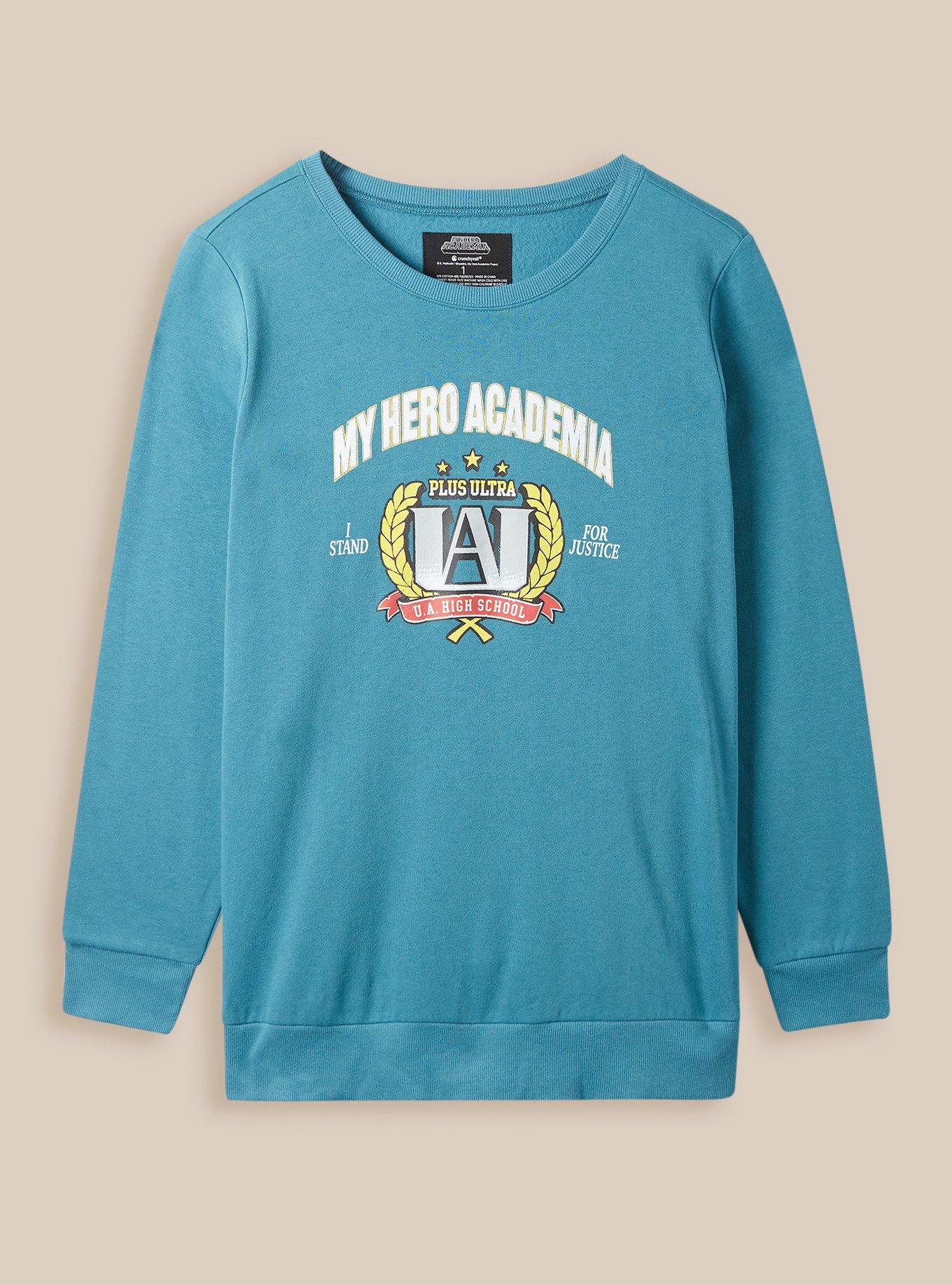 Plus Size - My Hero Academia Cozy Fleece V-Neck Drop Shoulder