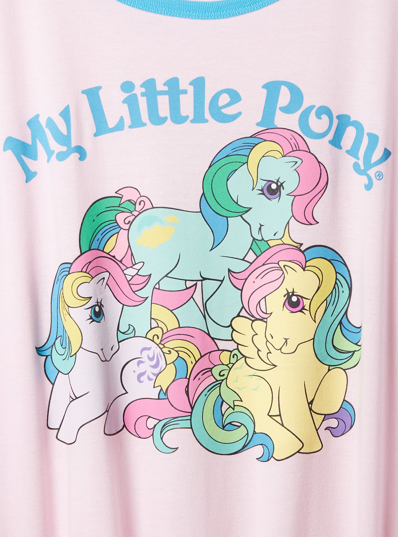 Plus Size - My Little Pony Classic Fit Cotton Crew Neck Ringer Tee - Torrid
