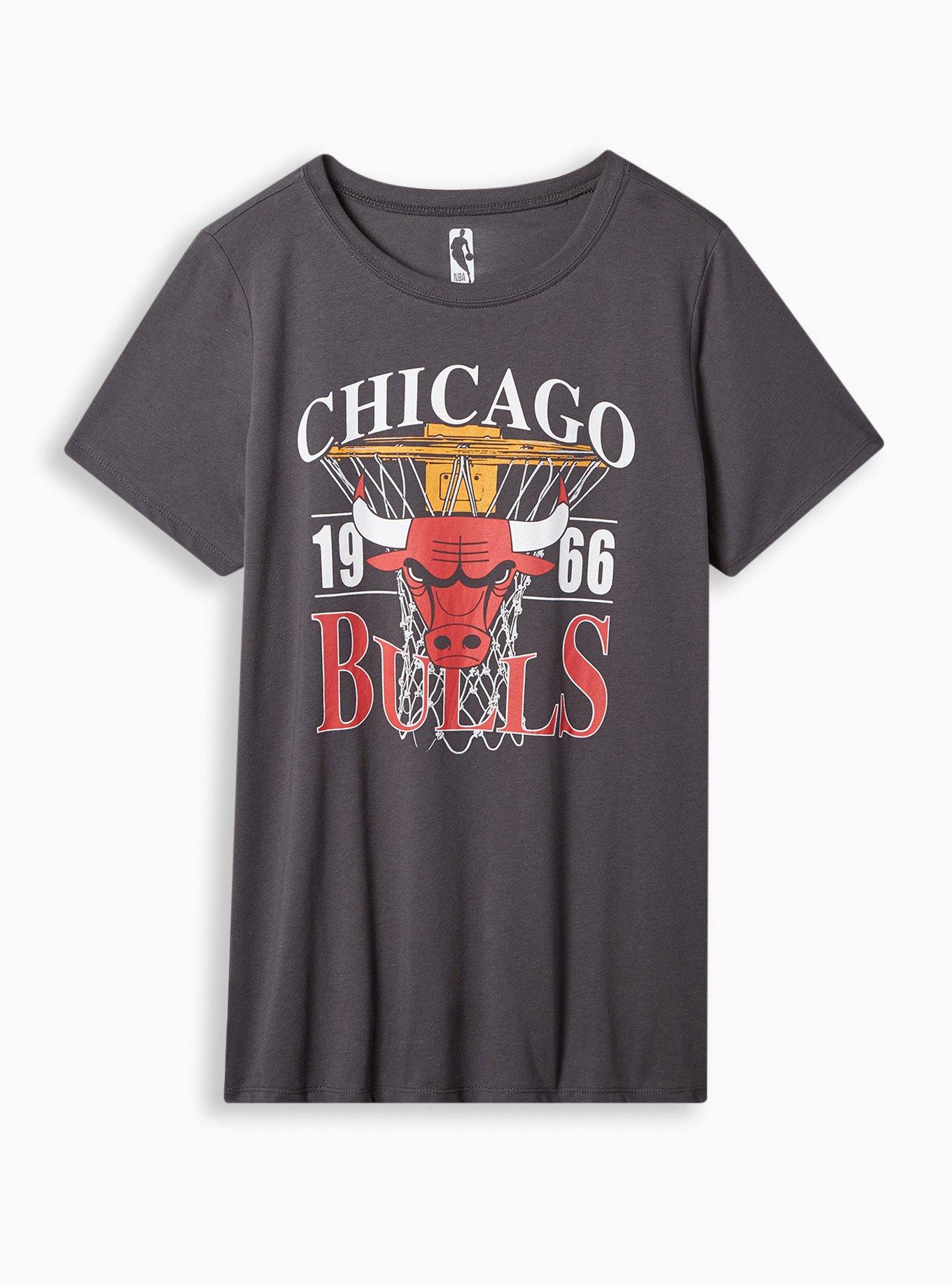 Plus Size NBA Chicago Bulls Fit Cotton Crew Neck Tee Torrid