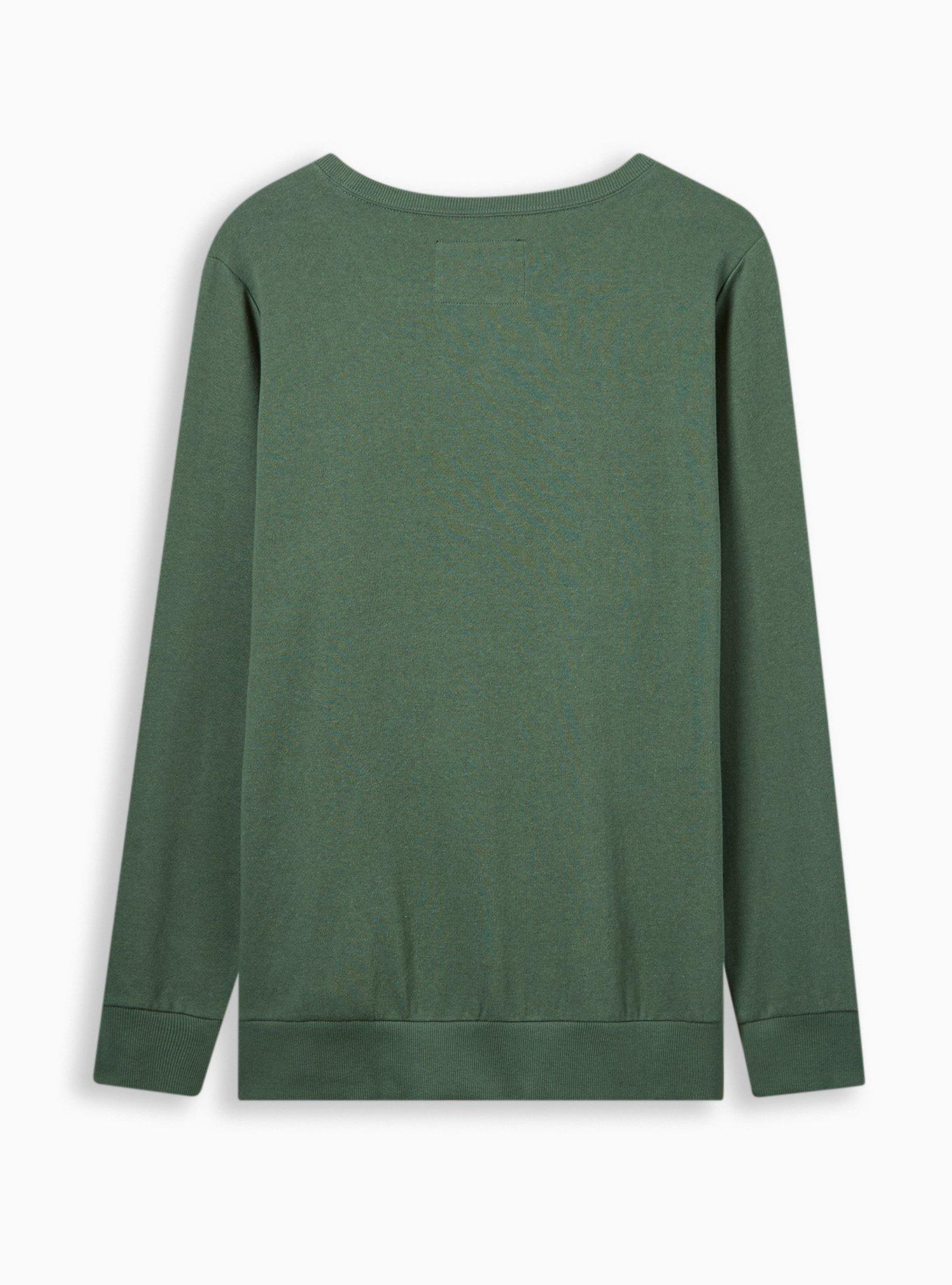 Plus Size NBA Milwaukee Bucks Cozy Fleece Crew Neck Sweatshirt, GREEN, alternate