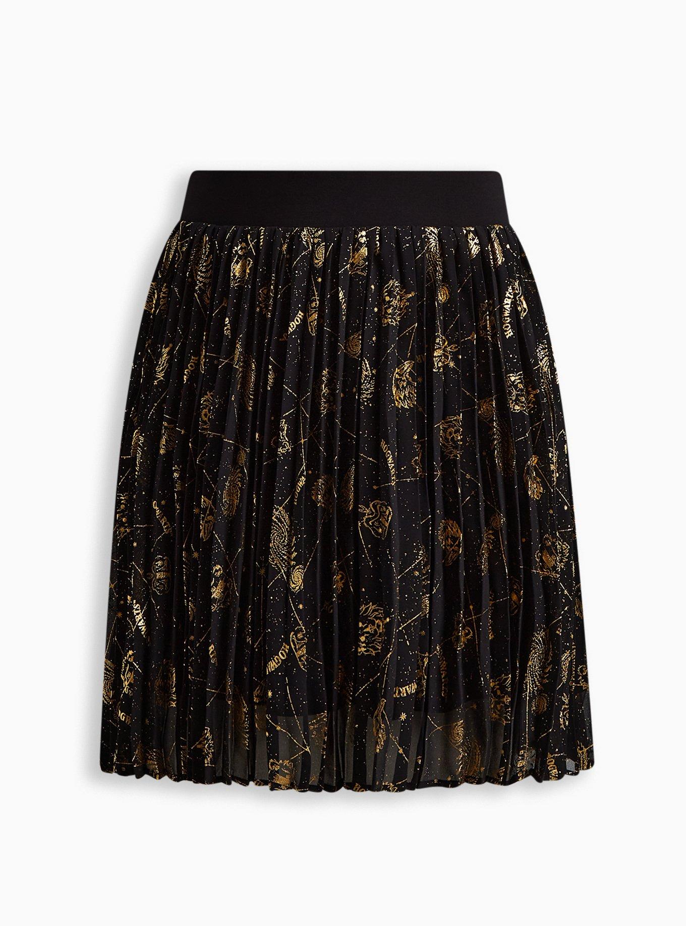 Harry Potter Celestial Mini Chiffon Pleated Skater Skirt