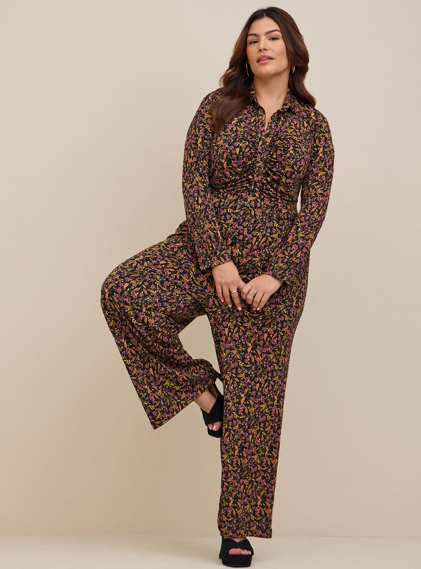 Torrid store leopard jumpsuit