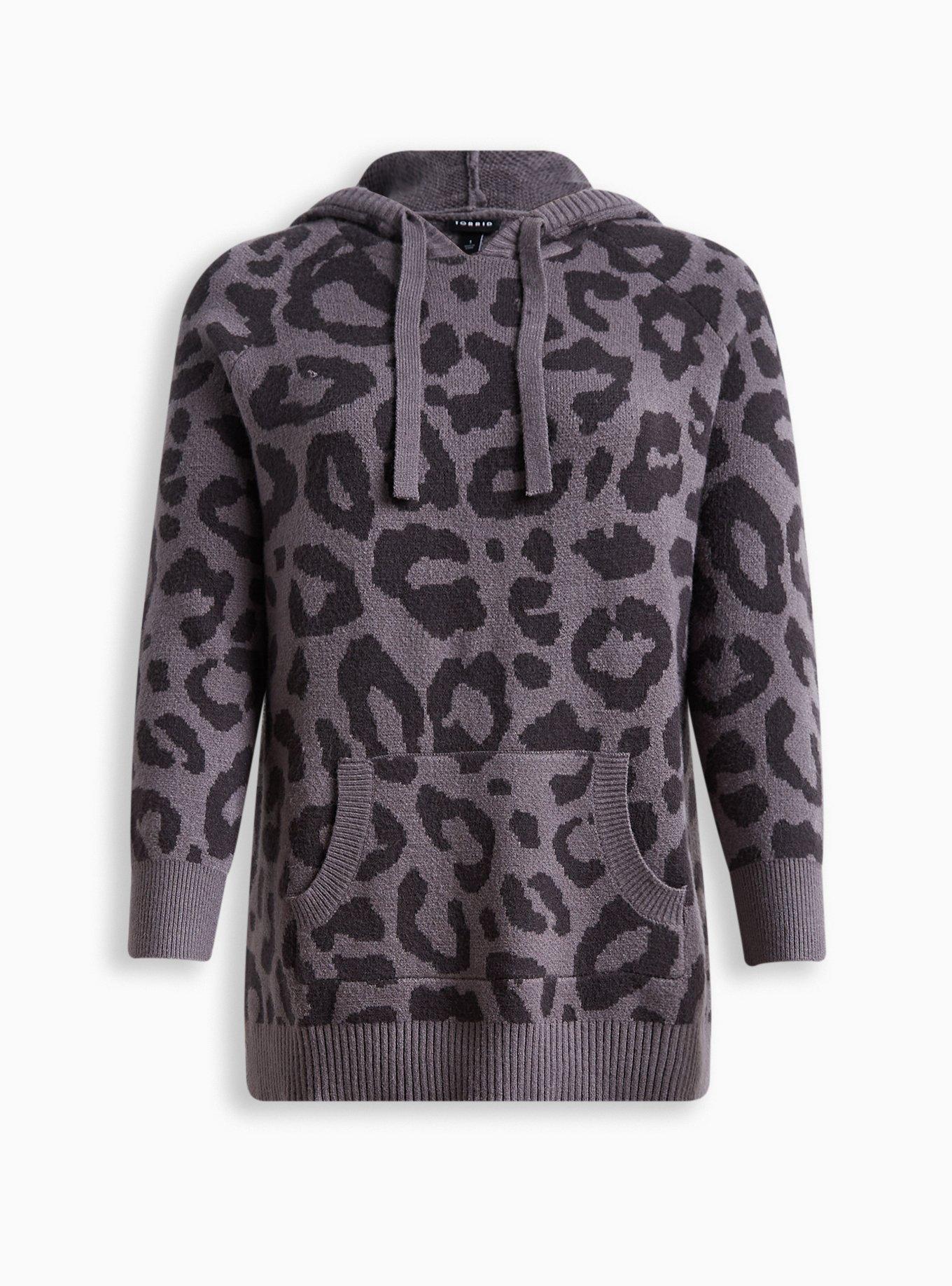 Jacquard Pullover Hooded Sweater