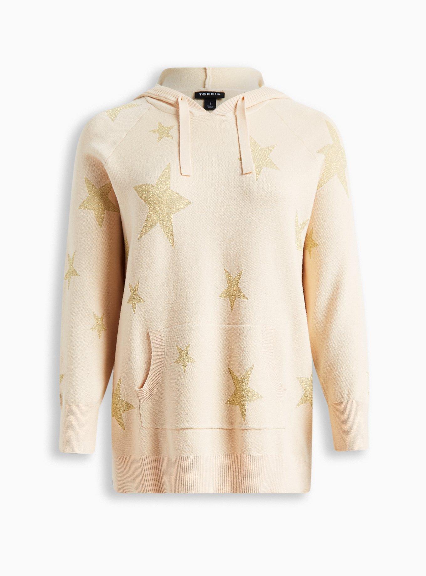 Jacquard Pullover Hooded Sweater