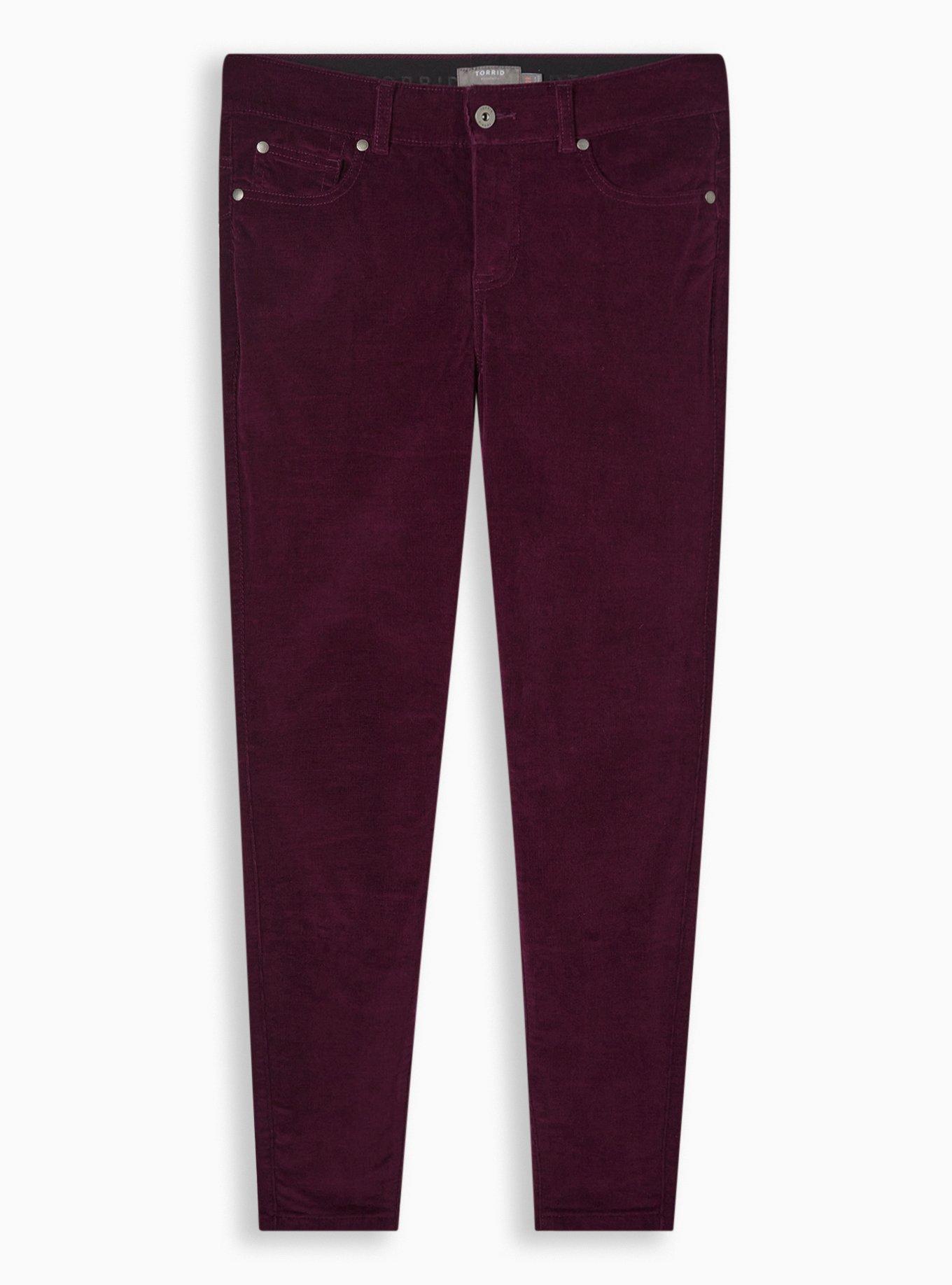 Vintage, Pants & Jumpsuits, Nwt High Waisted Pants Jeans French Dressing  Burgundy Straight Leg