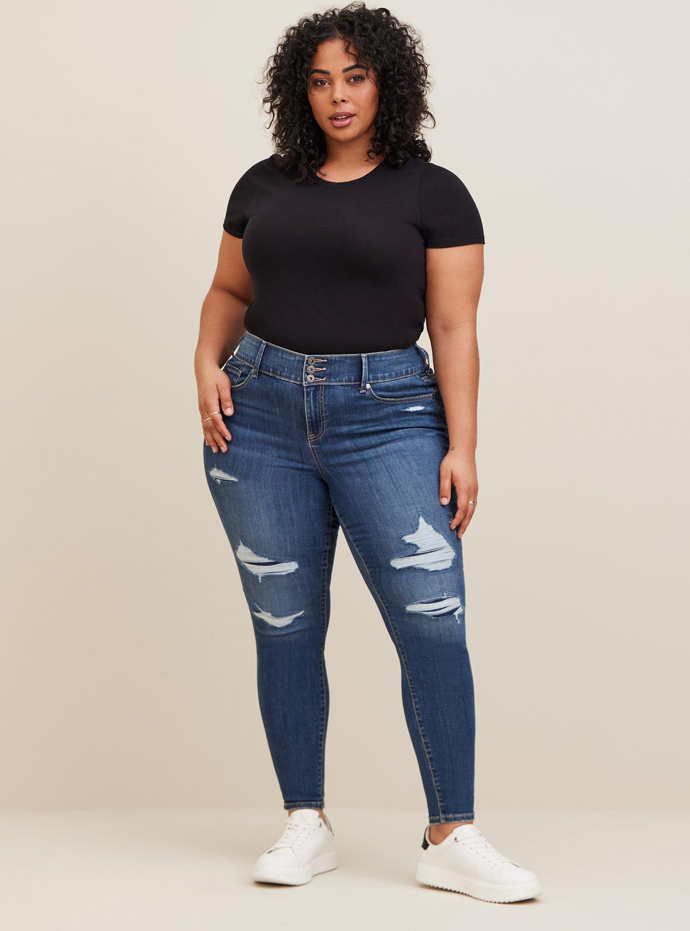 Jegging Skinny Super Soft High-Rise Destructed Jean, RIP REPAIR AVALON, alternate