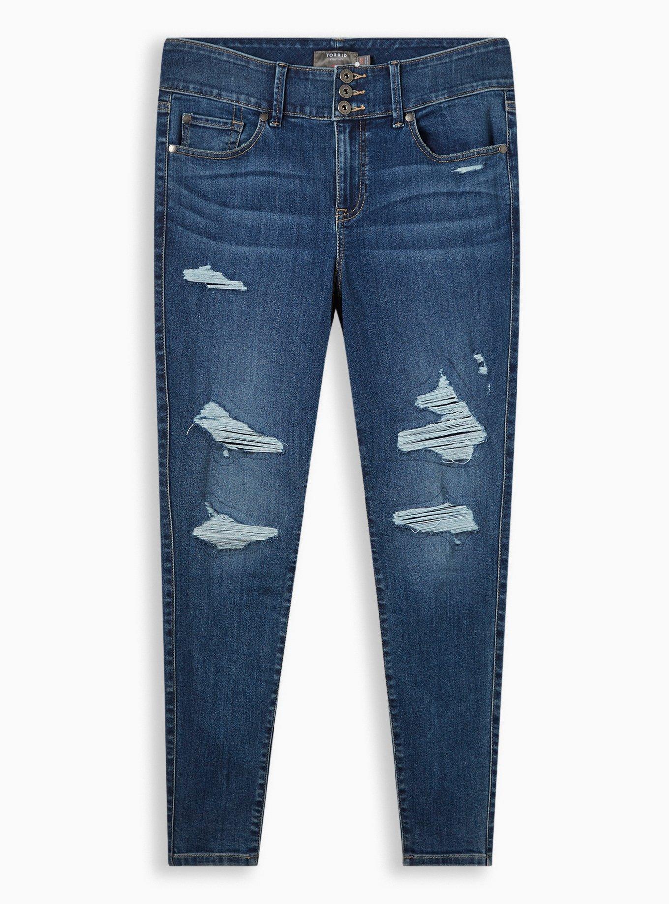 Jegging Skinny Super Soft High-Rise Destructed Jean, RIP REPAIR AVALON, hi-res