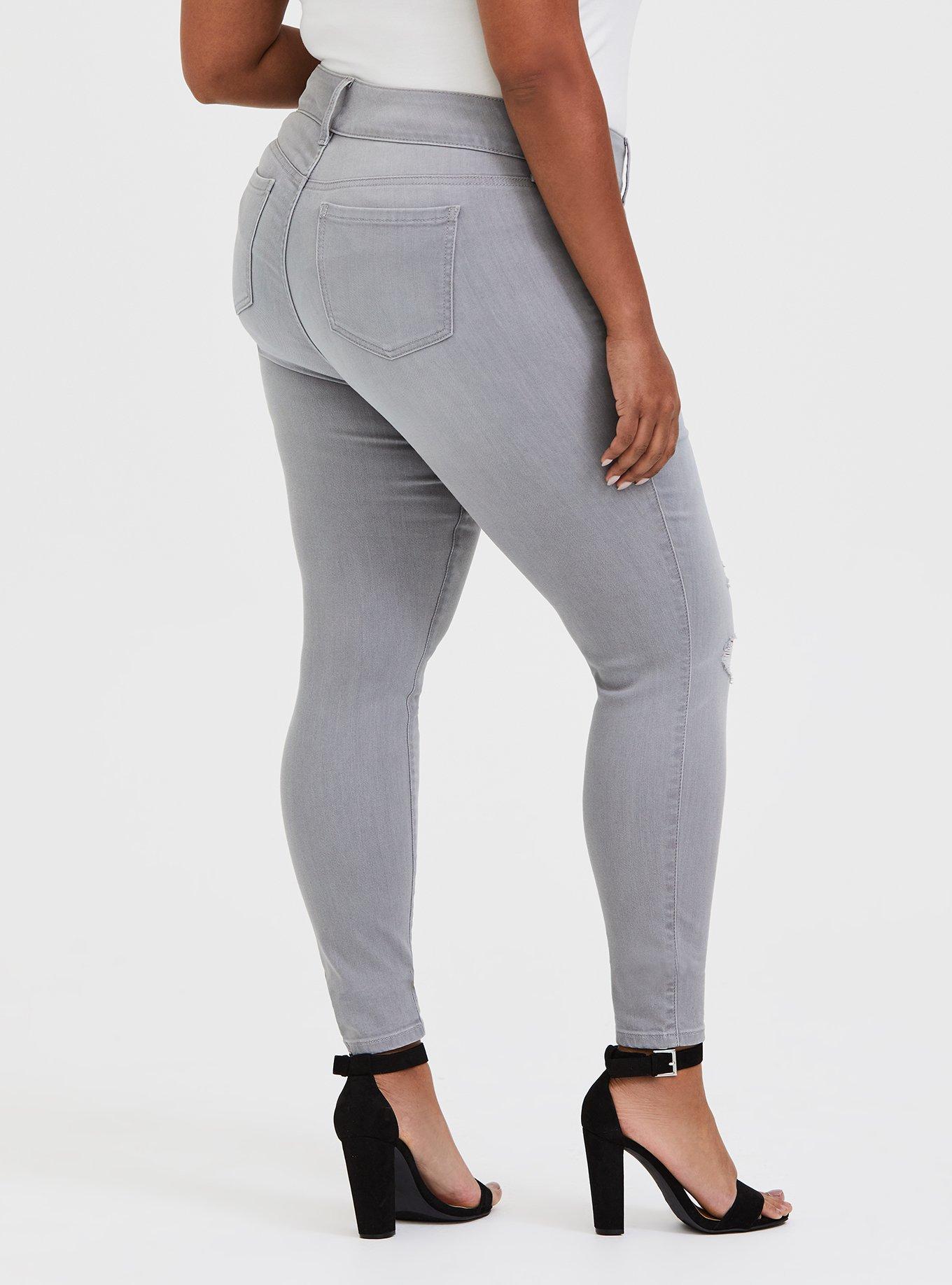 Plus Size - Jegging Skinny Super Soft High-Rise Destructed Jean - Torrid