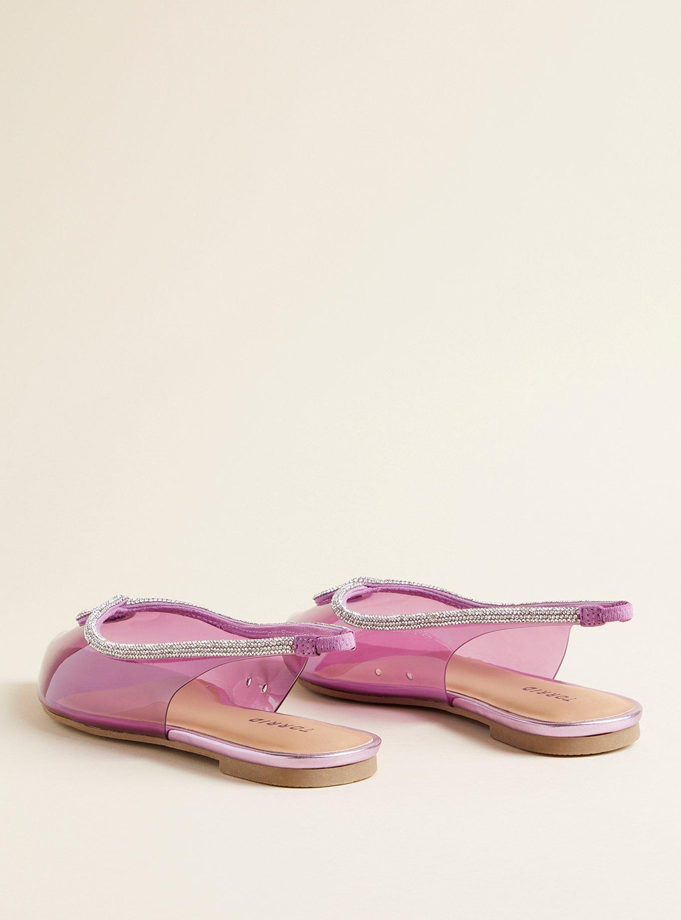 Plus Size Pointed Toe Slingback (WW), SILVER, alternate