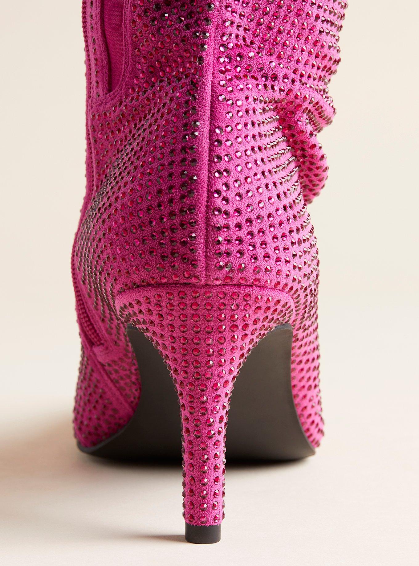 Slouch Knee Boot (WW), PINK, alternate