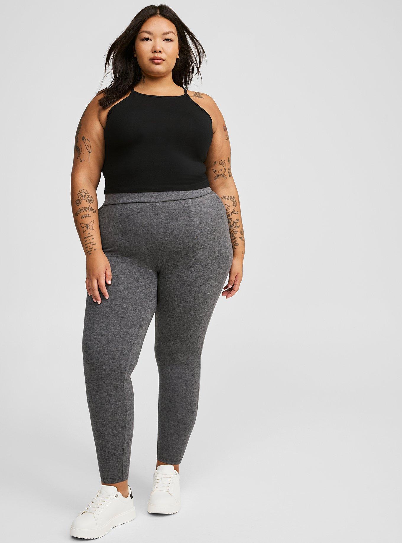 Plus Size - Full Length Signature Waist Faux Pocket Premium Legging - Torrid