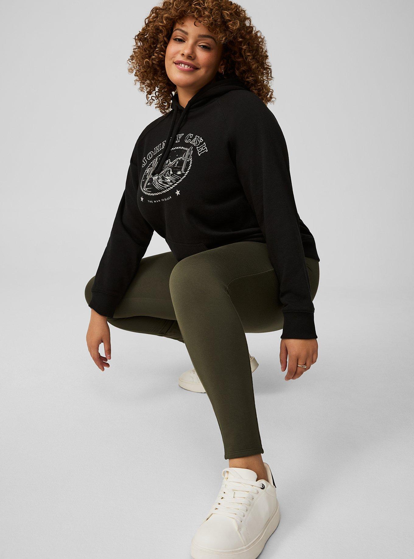 Plus Size - Maternity Legging - Fleece Lined Black - Torrid