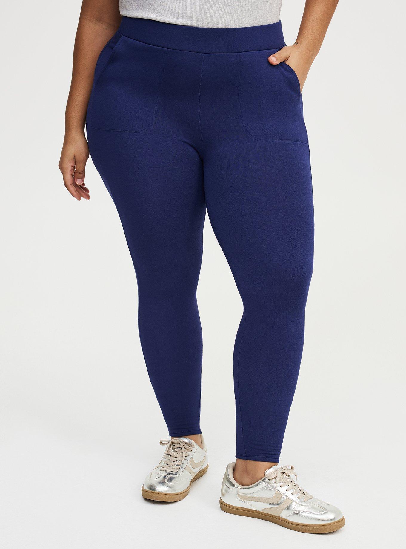 Full-Length Fleece-Lined Pocket Legging, MEDIEVAL BLUE, alternate