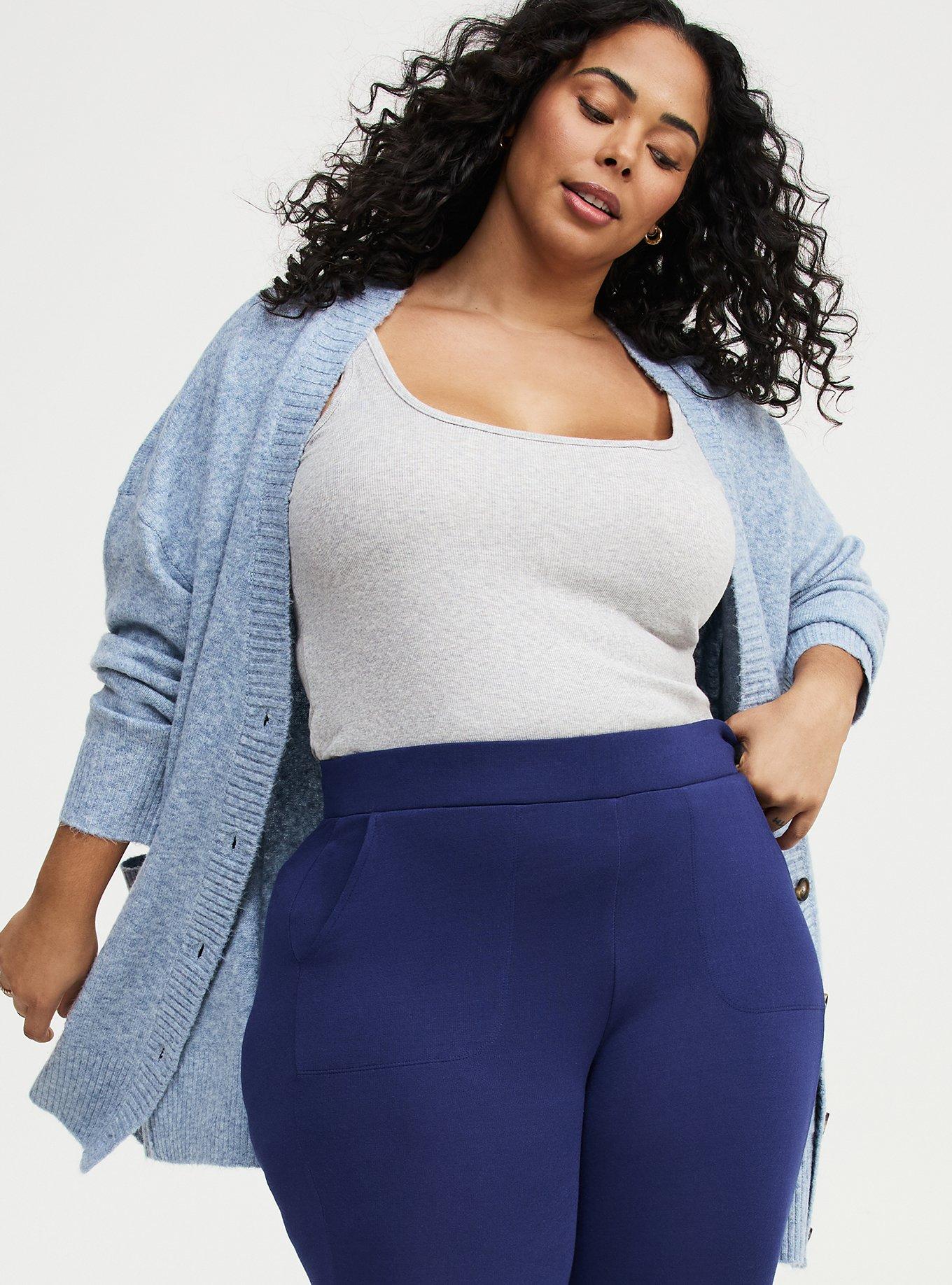 Full-Length Fleece-Lined Pocket Legging, MEDIEVAL BLUE, alternate