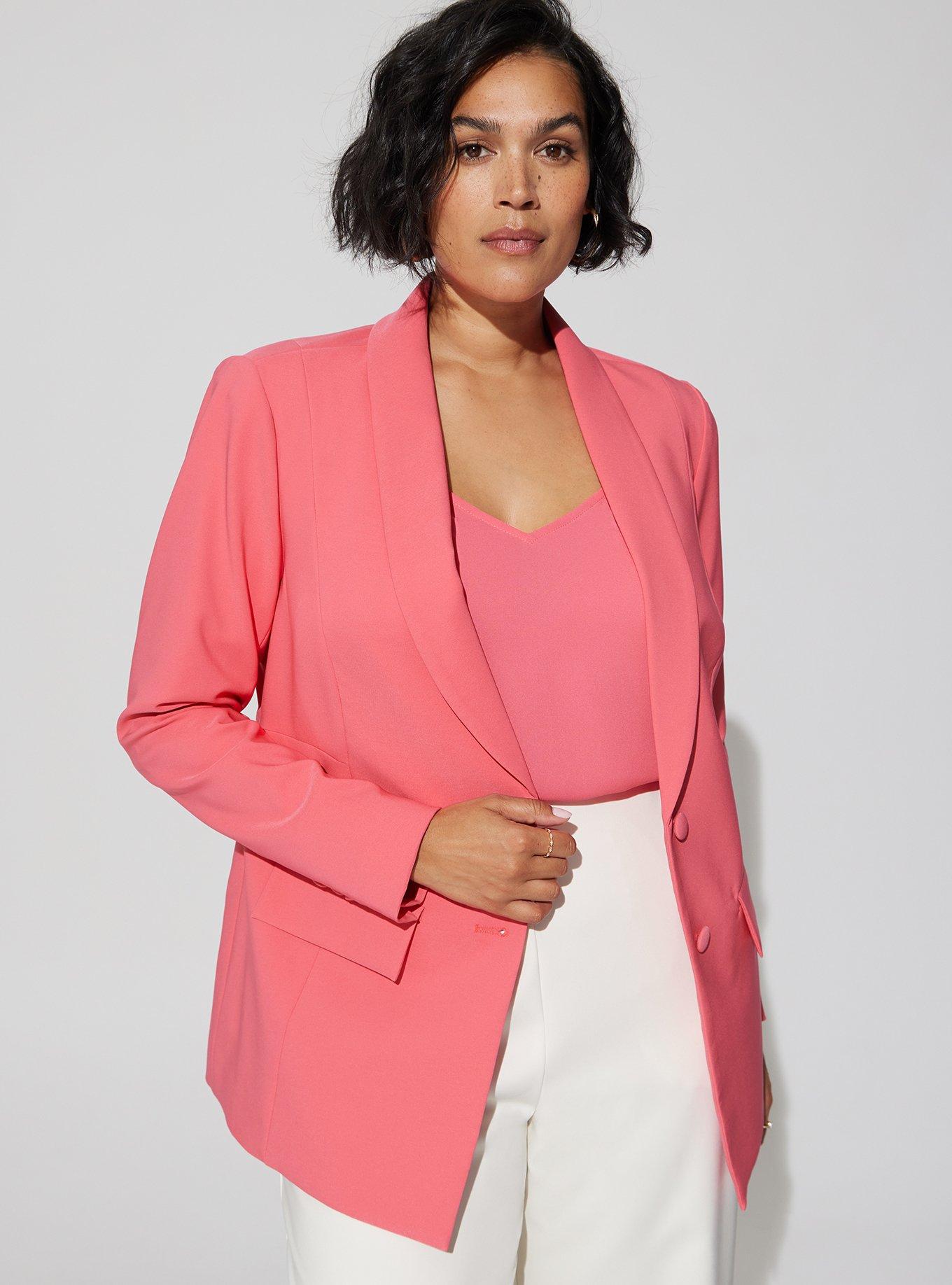 Torrid pink outlet blazer