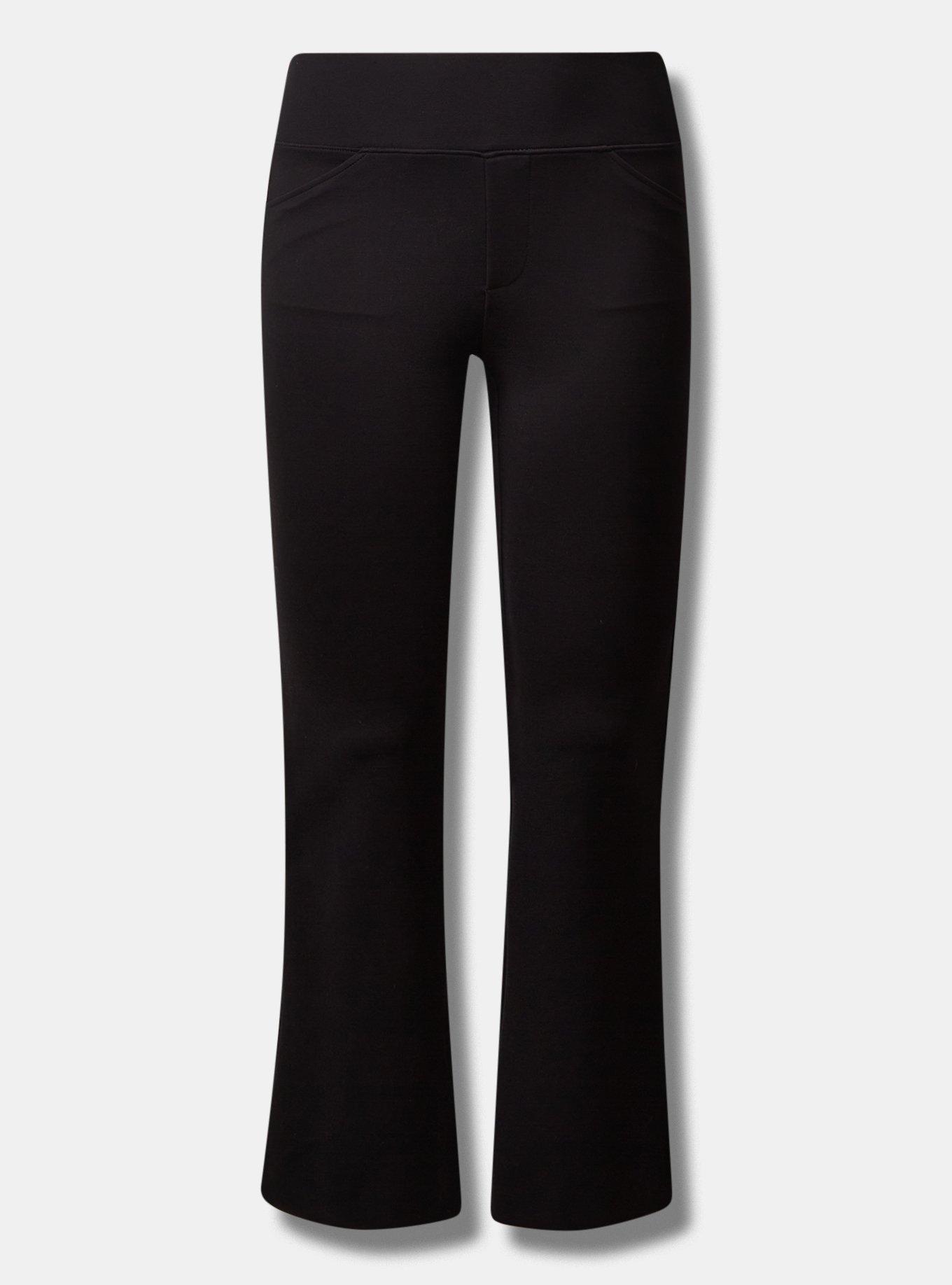 STAND STUDIO Virginia Faux Leather Flare Pant in Black