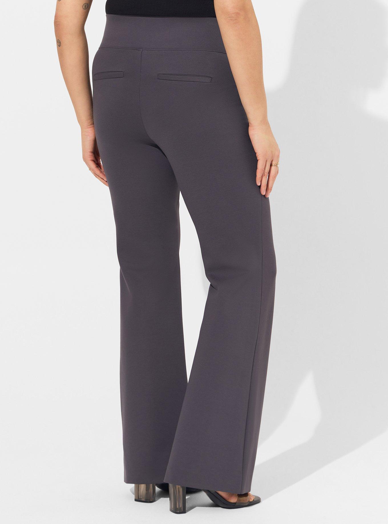 Plus Size - Pocket Pixie Flare Studio Luxe Ponte High-Rise Pant