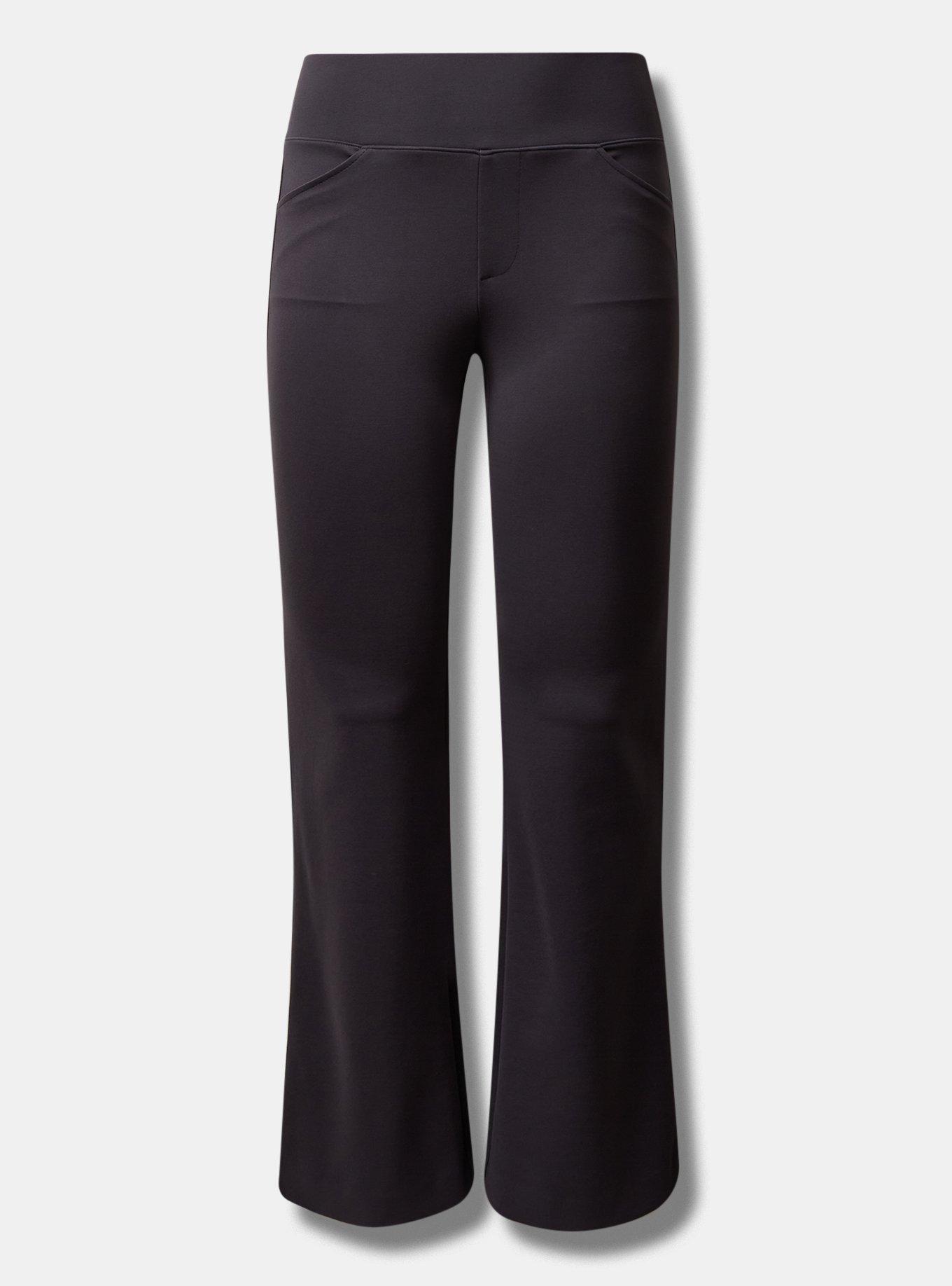 TORRID Pocket Pixie Flare Studio Luxe Ponte High-Rise Pant